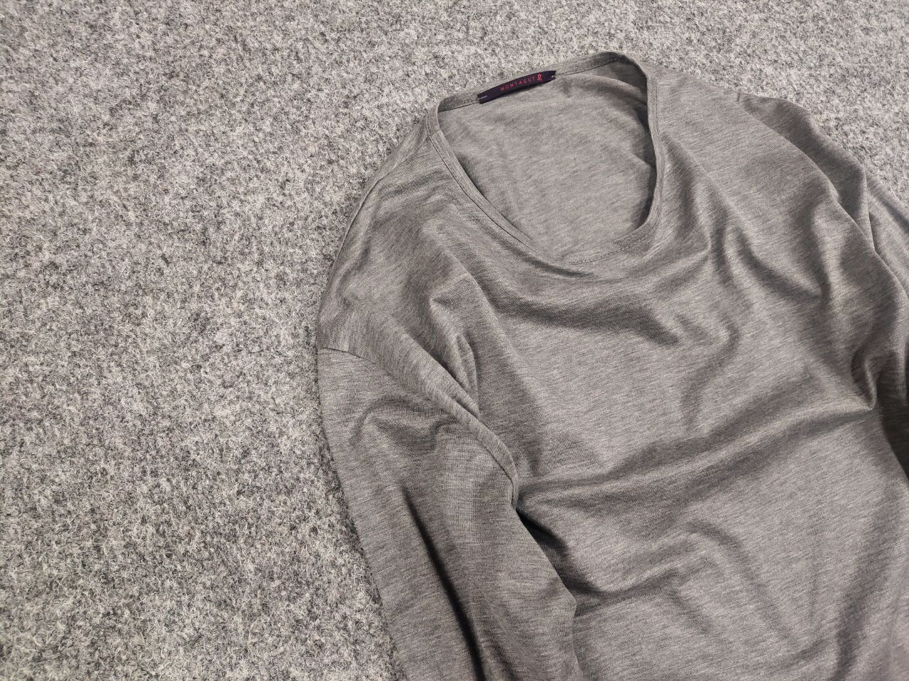 Other Maison Montagut Design Cotton Light Gray Long Sleeve Shirt Size US L / EU 52-54 / 3 - 7 Thumbnail