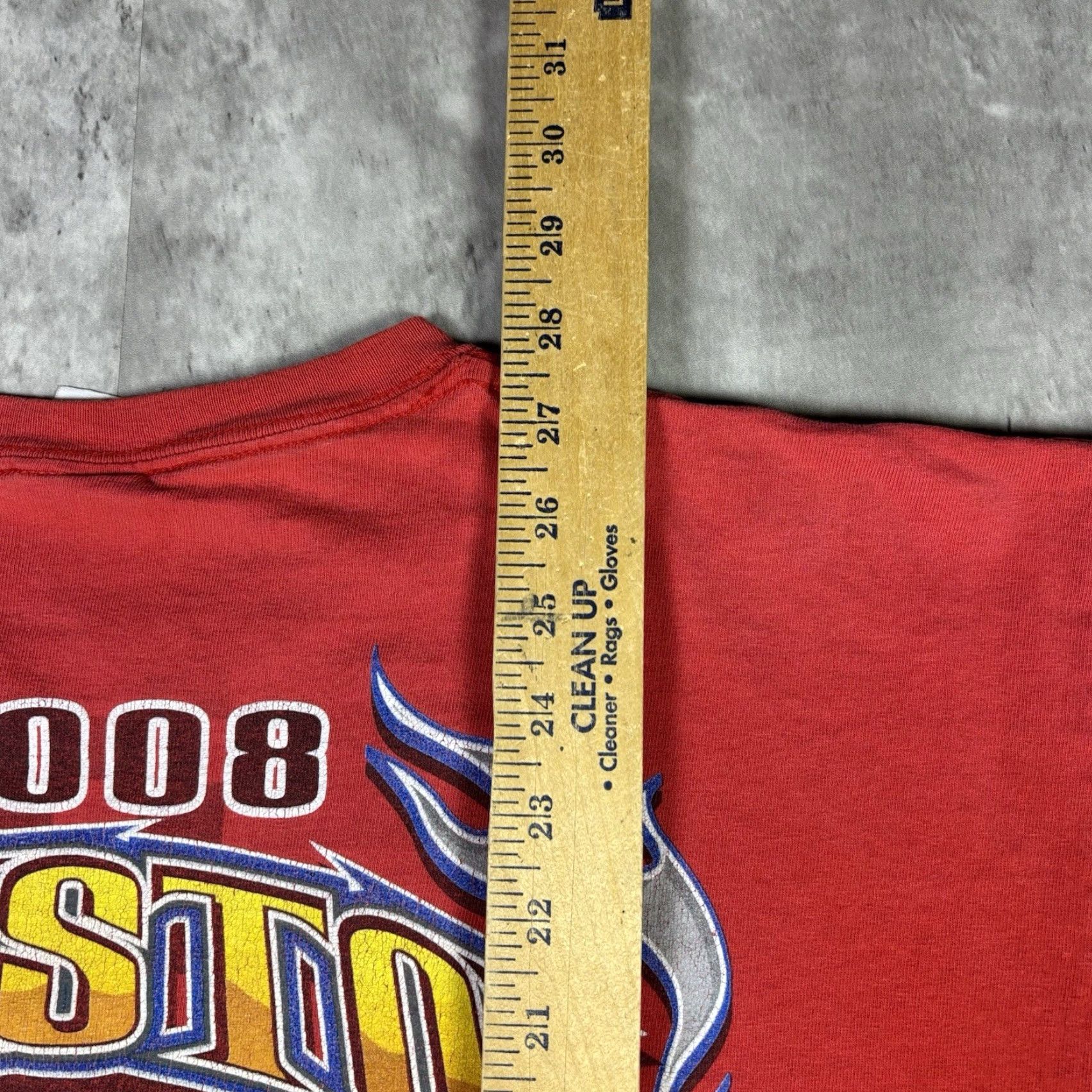 Gildan VINTAGE Bristol Tennessee Racing T Shirt Red Short Sleeve Adult XL Cars Gildan Crew Neck Size US XL / EU 56 / 4 - 4 Thumbnail
