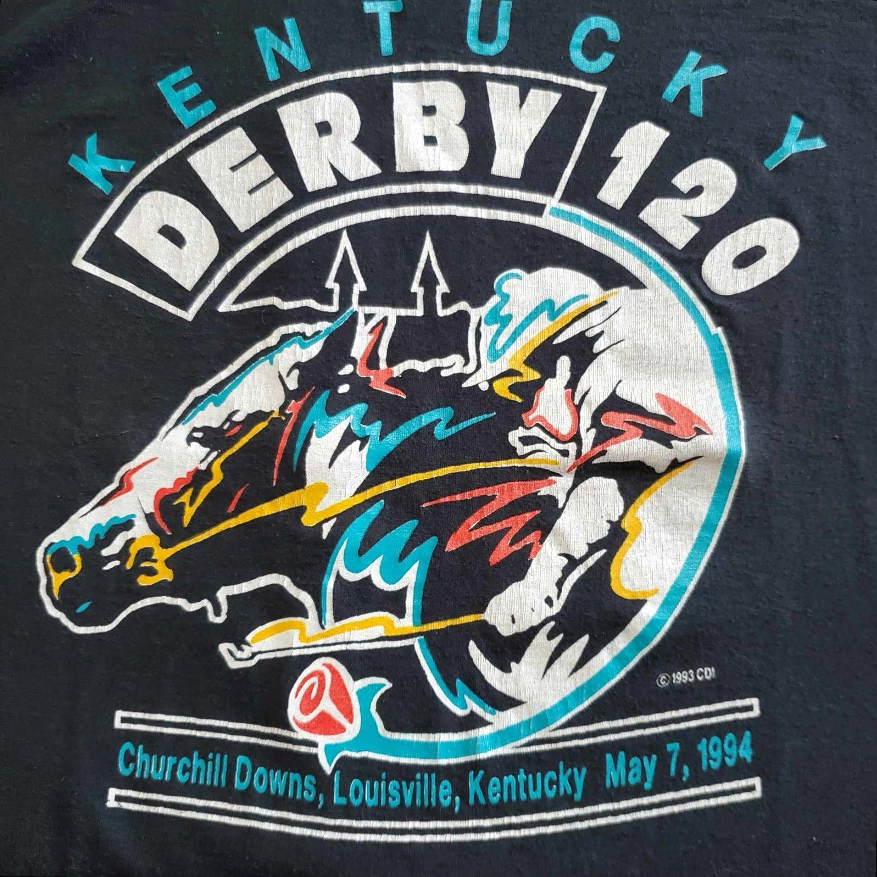 Vintage VINTAGE Kentucky Derby T Shirt XL Screen Stars 1993 US Single Stitch Men’s Size US XL / EU 56 / 4 - 3 Thumbnail