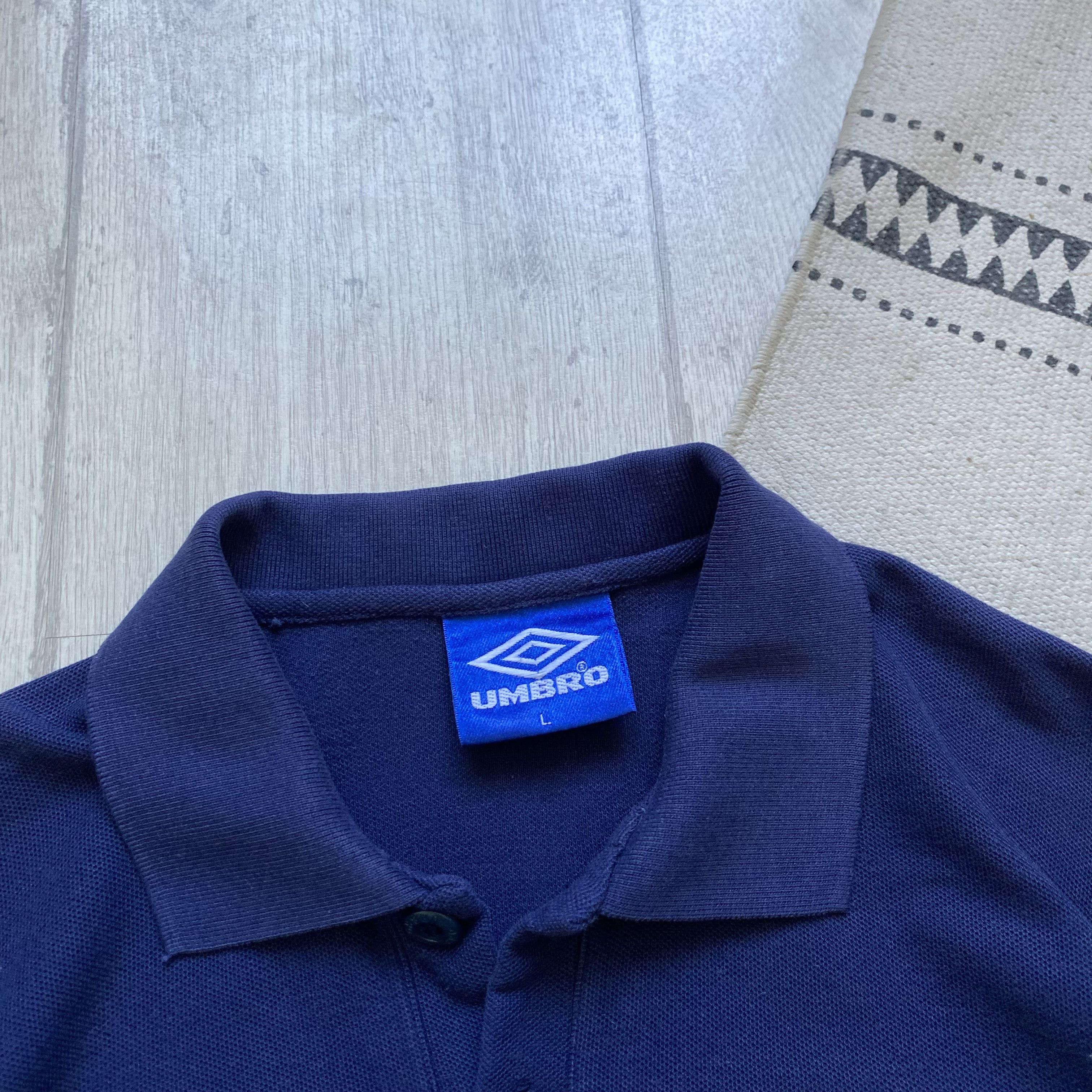 Umbro ⚽️ Vintage 90s Umbro Polo classic tee England Rugby Soccer Size US M / EU 48-50 / 2 - 4 Thumbnail
