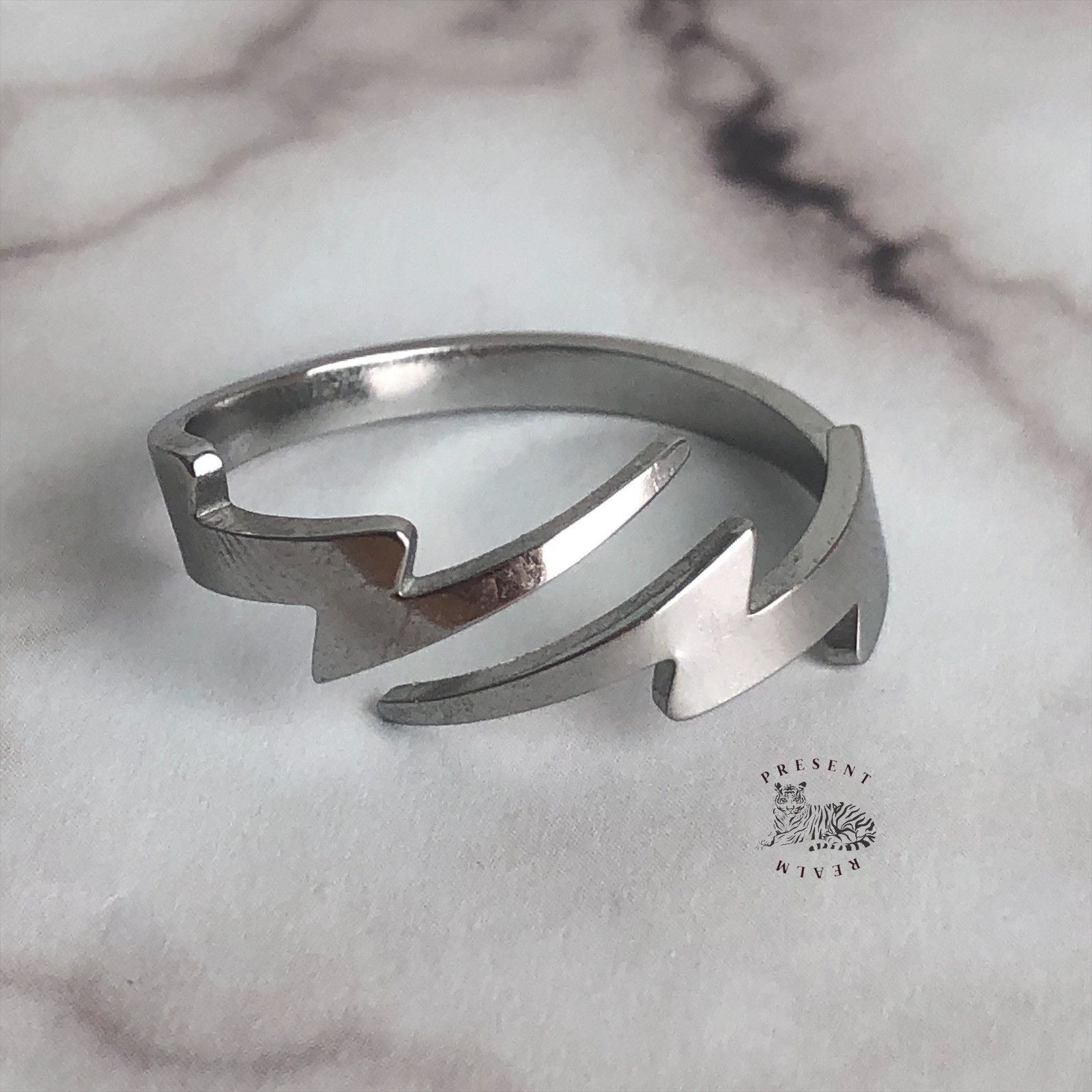 Japanese Brand × Vintage Lightning Adjustable Ring Size ONE SIZE - 1 Thumbnail