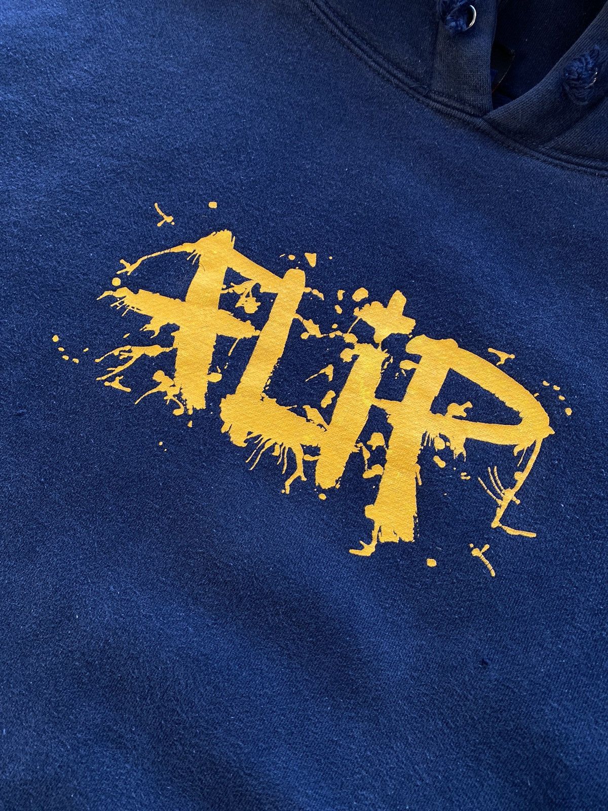 Flip Skateboards × Hook-Ups Vintage Y2K Flip Skateboarding Big Centre Logo Blue Hoodie Size US M / EU 48-50 / 2 - 4 Thumbnail