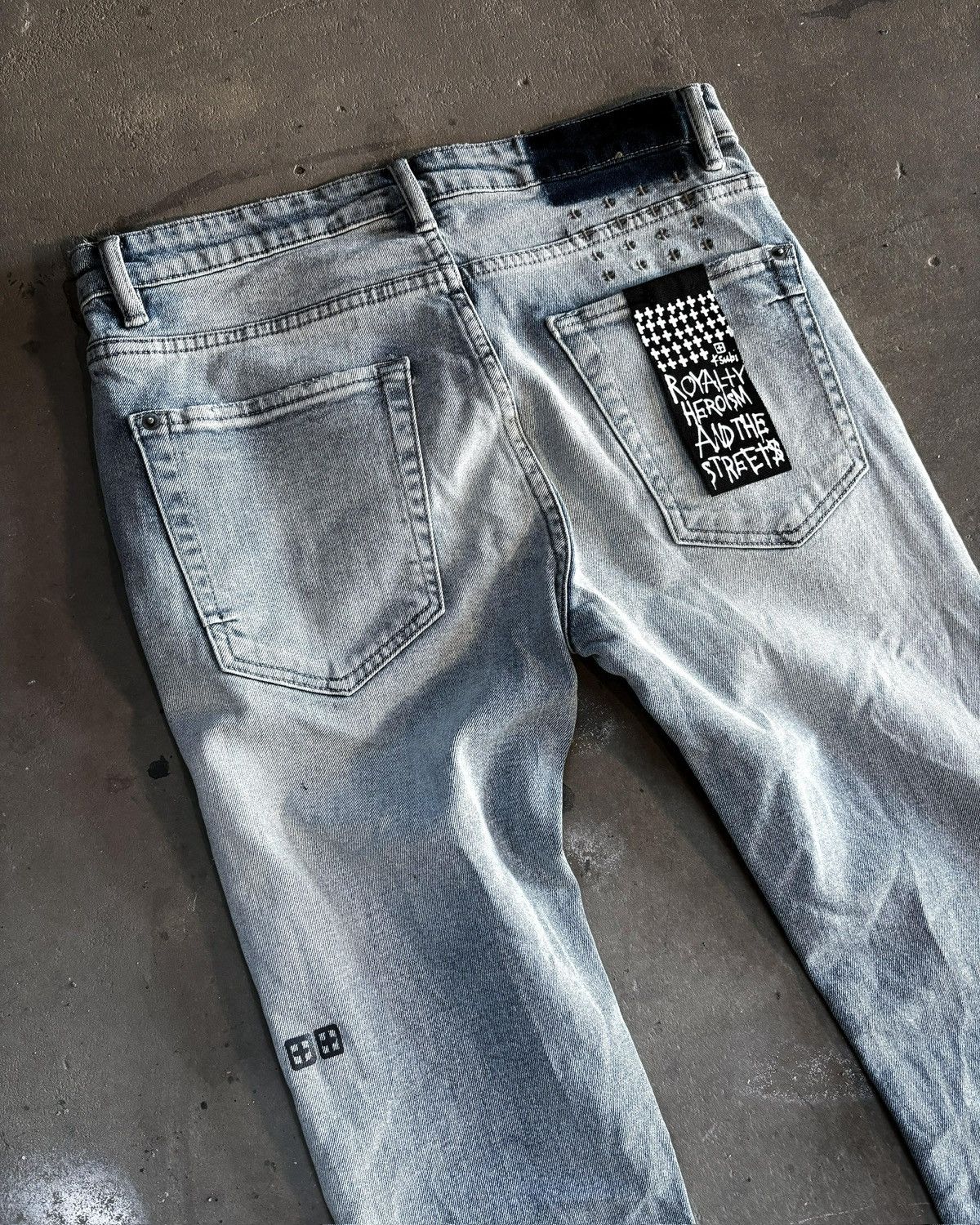 Ksubi LIGHT WASH BLUE VAN WINKLE DENIM Size US 32 / EU 48 - 3 Thumbnail