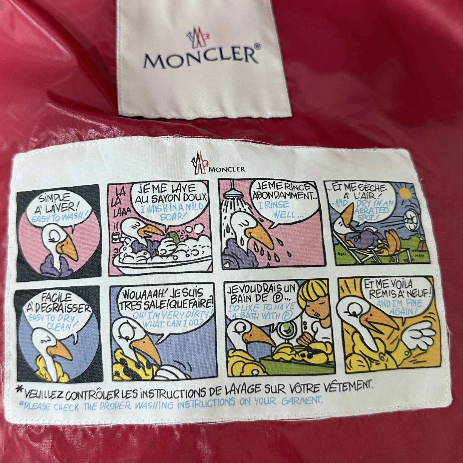 Moncler Moncler pink sleeve logo cape down coat size 3 Size L / US 10 / IT 46 - 5 Thumbnail