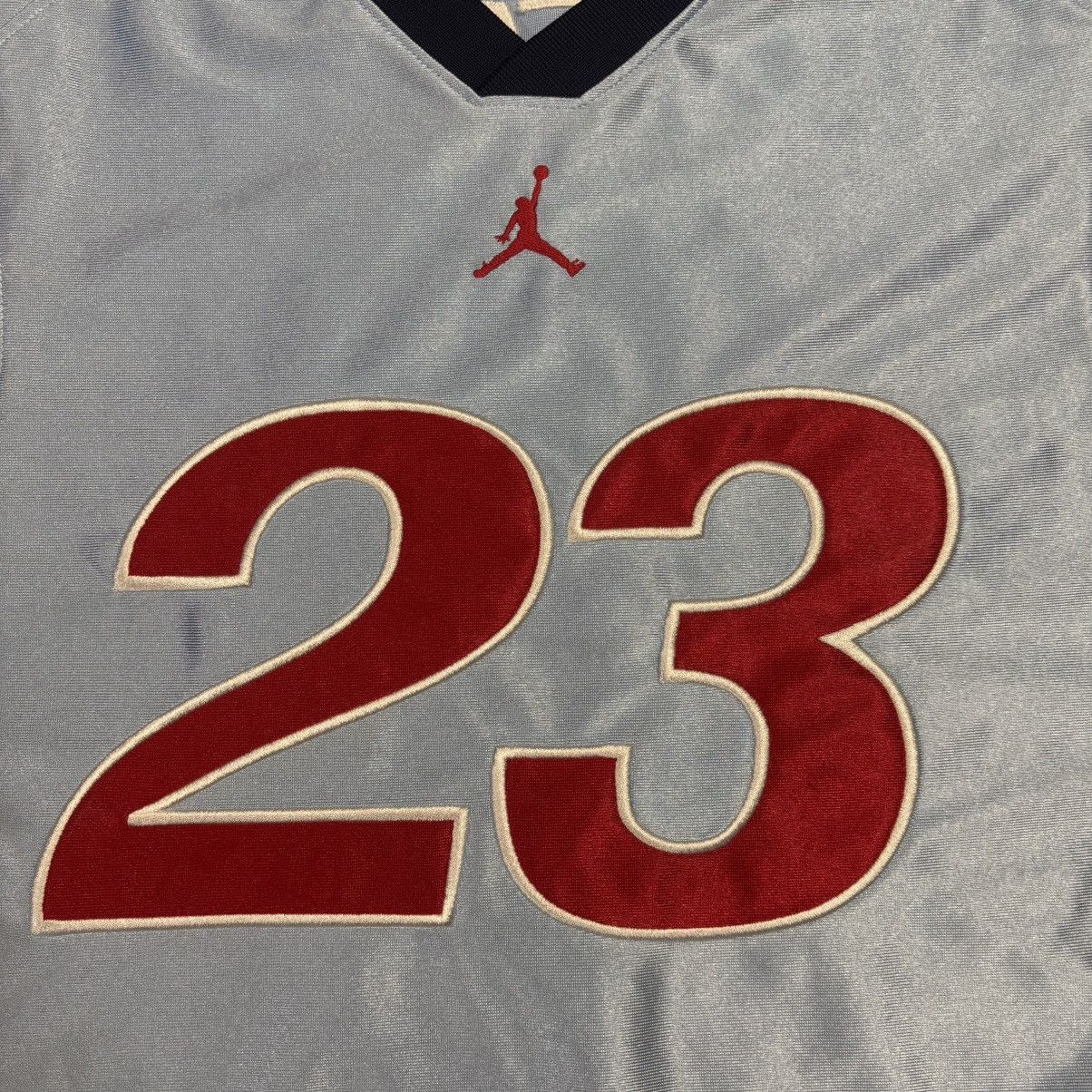 Jordan Brand × Supreme Supreme Jordan Warm Up Jersey Small Light Blue Football FW24 Size US S / EU 44-46 / 1 - 6 Thumbnail