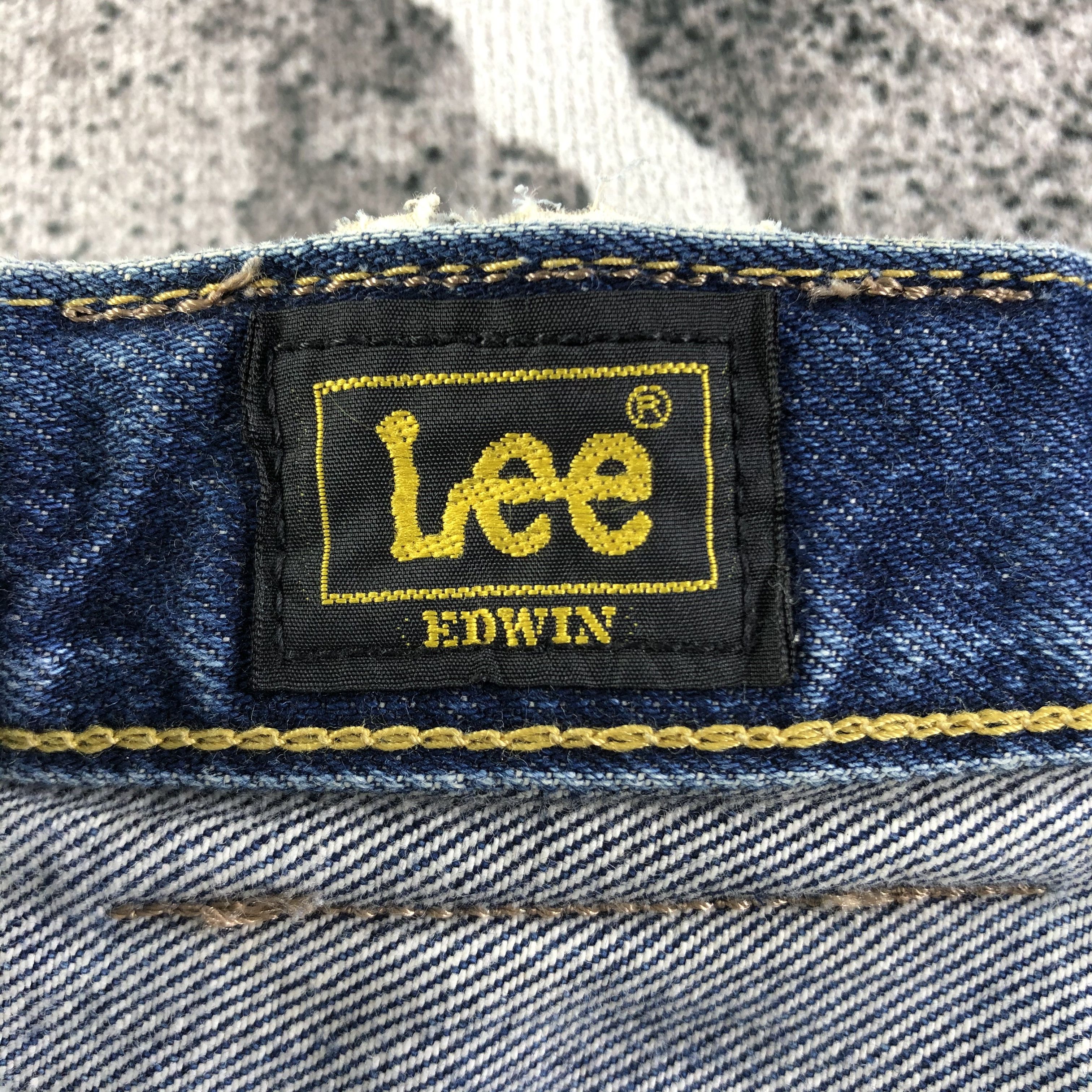 Lee Distress Vintage Lee Riders Jeans Flare Denim KJ2439 Size US 32 / EU 48 - 11 Thumbnail