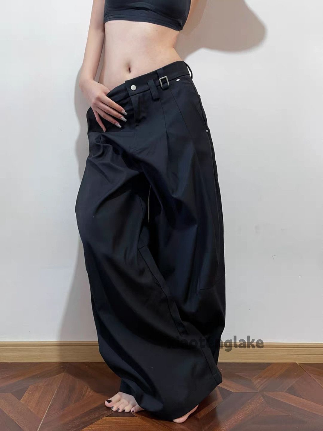 Vintage Unisex pleated loose baggy yuppie punk flared pants Size US 32 / EU 48 - 7 Thumbnail