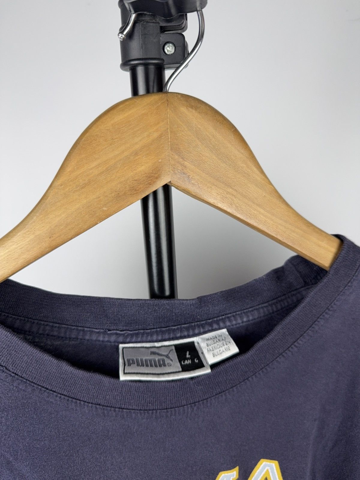 Puma Retro Vintage Puma Athletics T-Shirt Navy Logo Y2K Size L Size US L / EU 52-54 / 3 - 6 Thumbnail