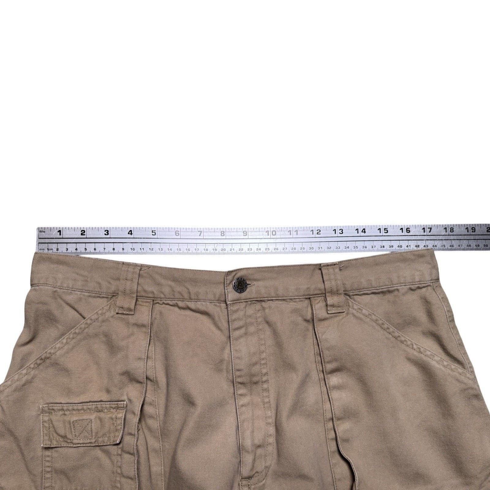 Arizona Jean Co. Vintage Y2K Arizona Baggy Utility Cargo Shoets Beige 36 Size US 36 / EU 52 - 3 Thumbnail