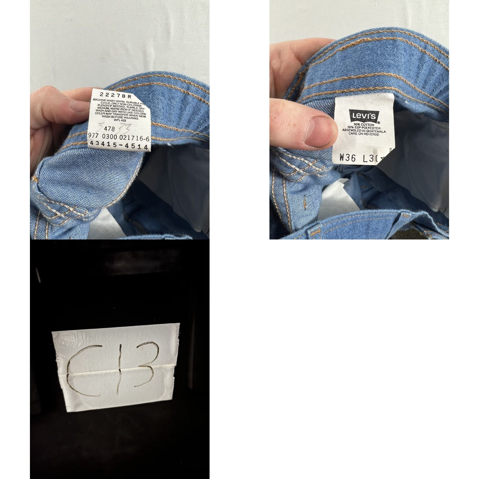 Levi's VINTAGE Levi's Denim Jeans Baggy Straight Leg 34x26 Medium Wash Blue Men's Jeans 505 USA 34 Inseam 26 Regular Rise High Straight Size US 34 / EU 50 - 9 Thumbnail