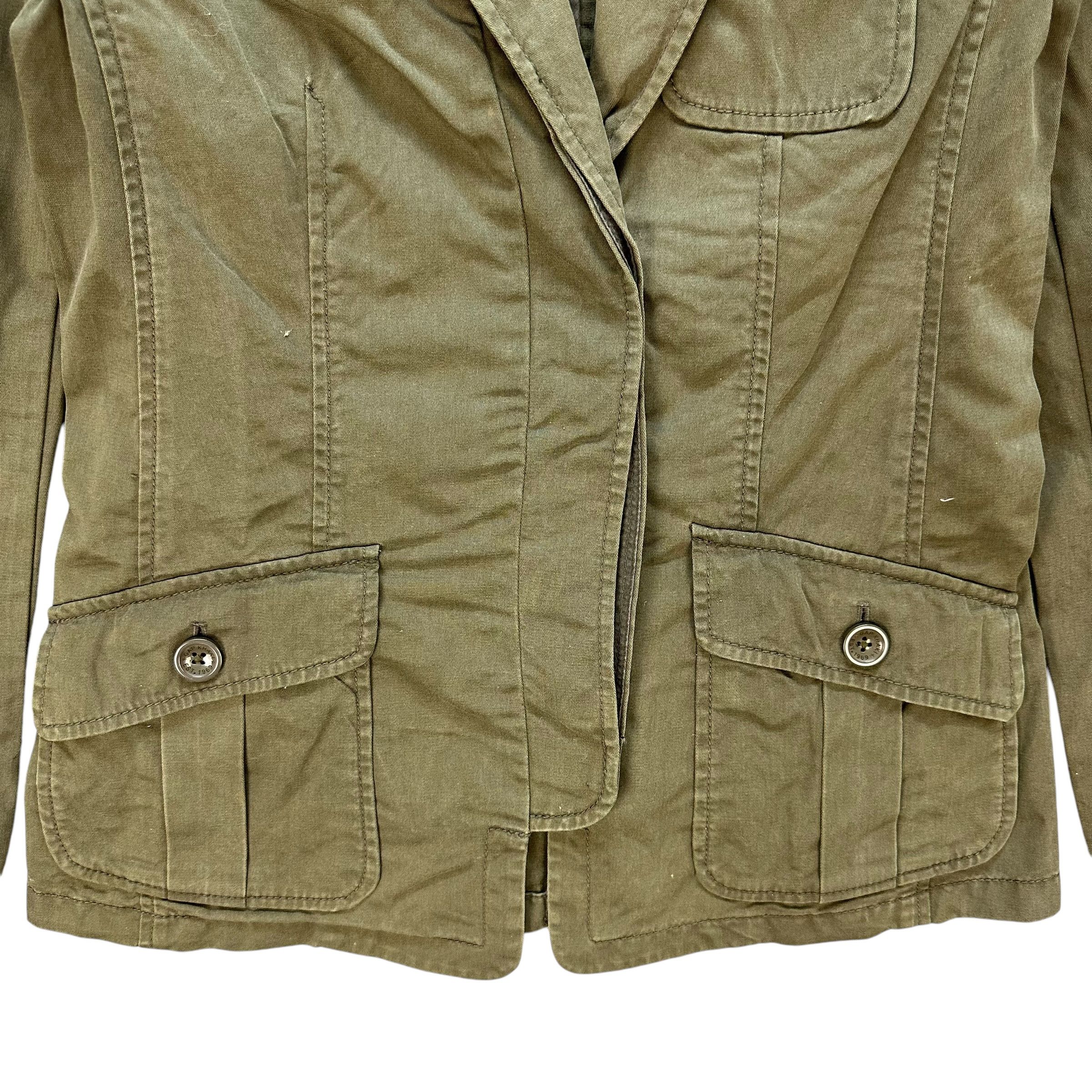 Gap Y2k Vintage GAP Khaki Olive Green Jacket #A74-1789 Size S / US 4 / IT 40 - 3 Thumbnail