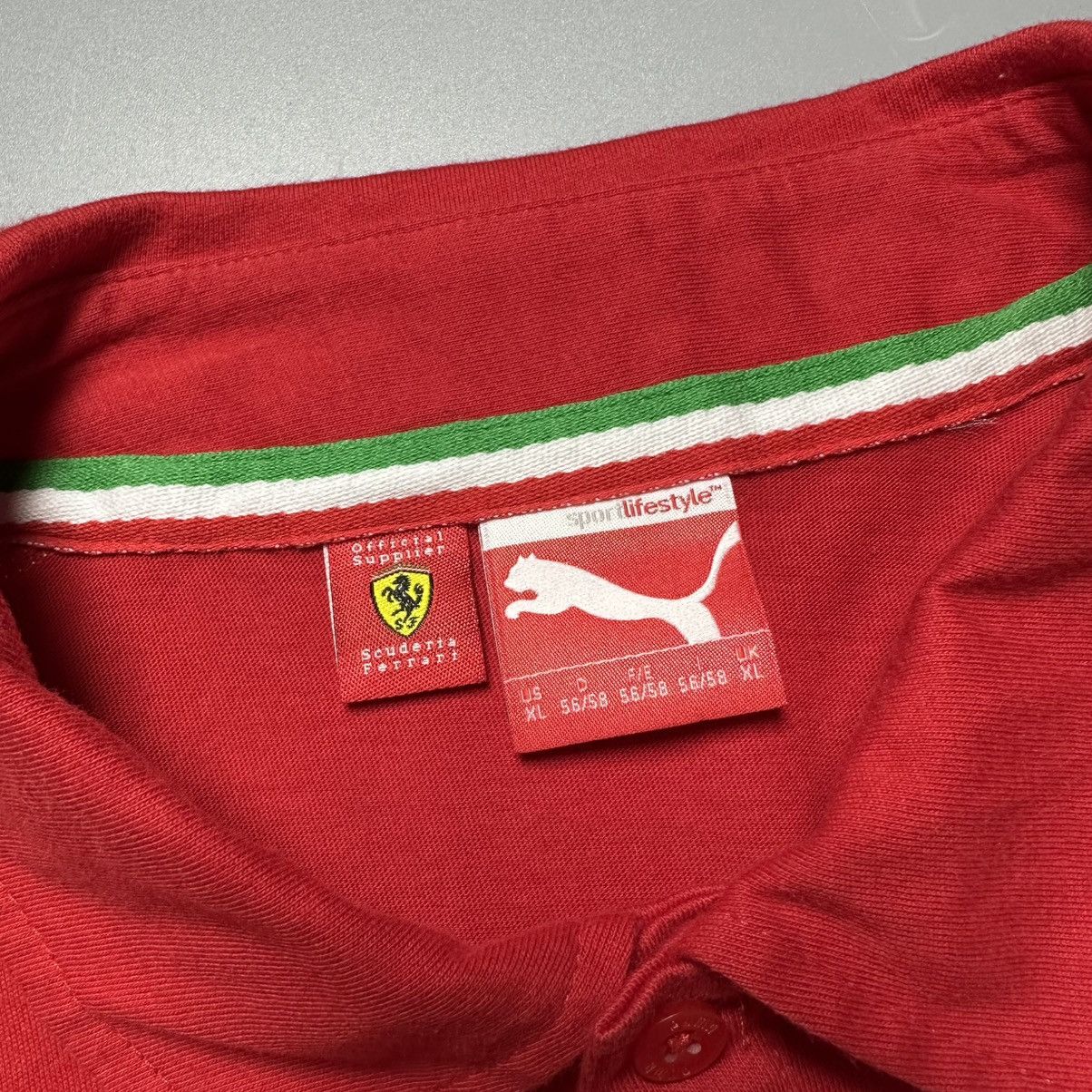 Puma PUMA Men's Sportwear Polo Scuderia Ferrari F1 Team 2013 Size US XL / EU 56 / 4 - 9 Thumbnail