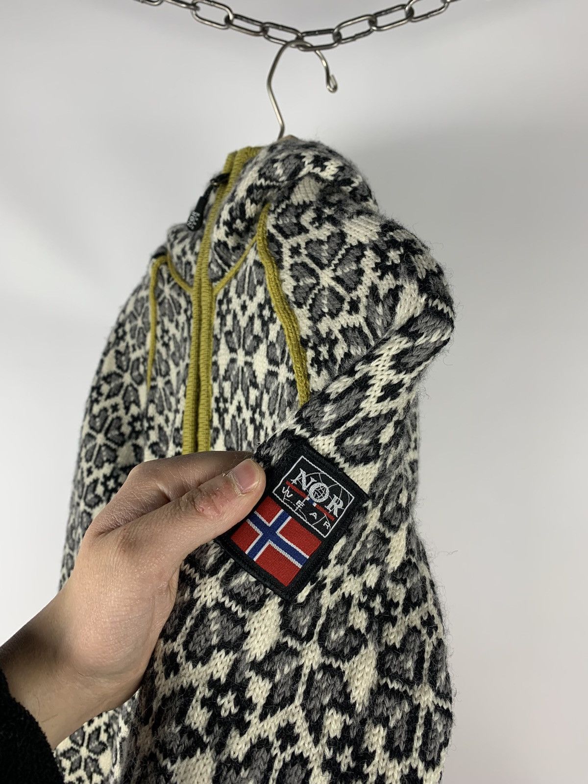 Designer Vintage Norwear Jacket Norway Sweater Ladies Size XS Hooded Size XS / US 0-2 / IT 36-38 - 5 Thumbnail