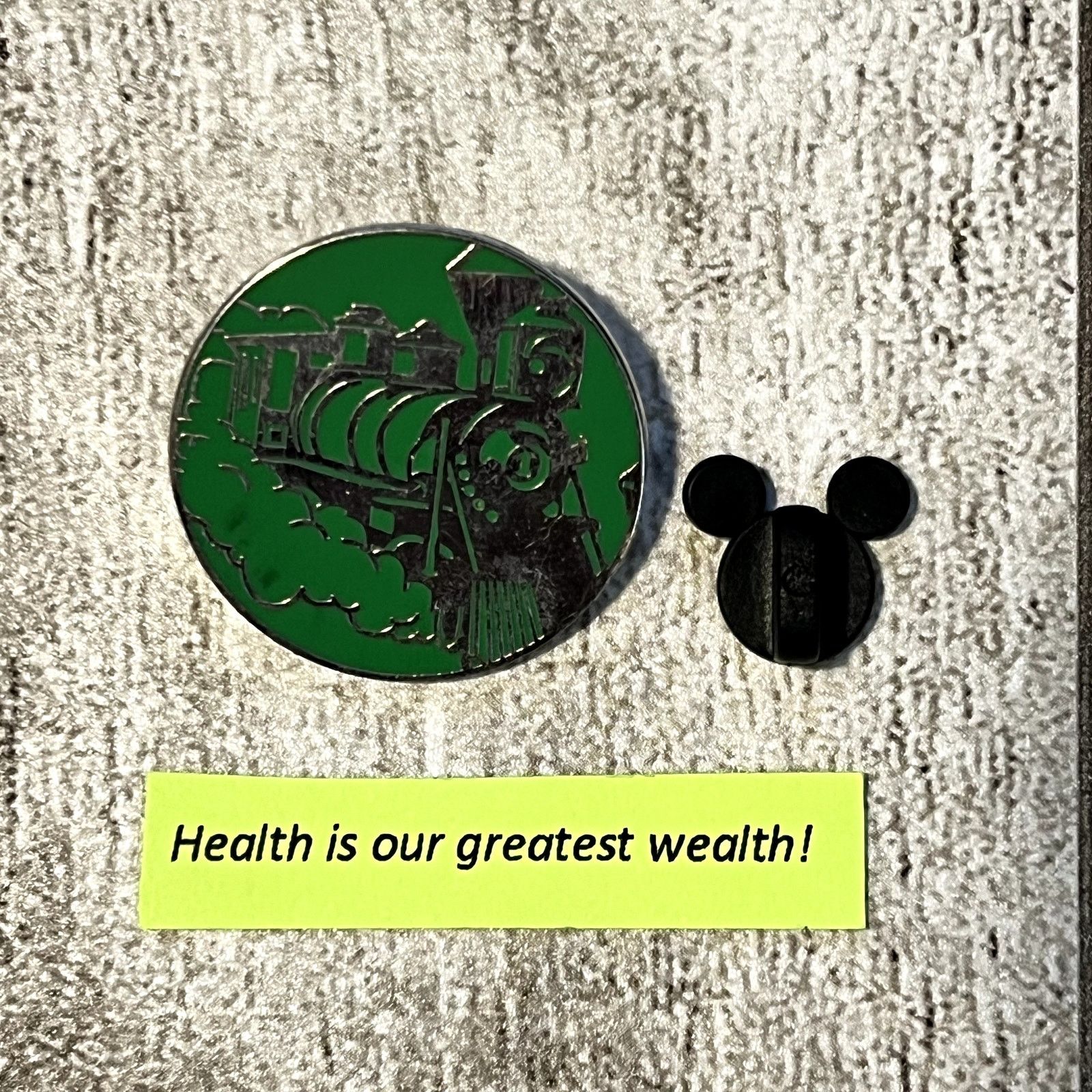 Disney Disney Pins 3/$18 - Train Iconic Character Face Round Green Size ONE SIZE - 1 Thumbnail