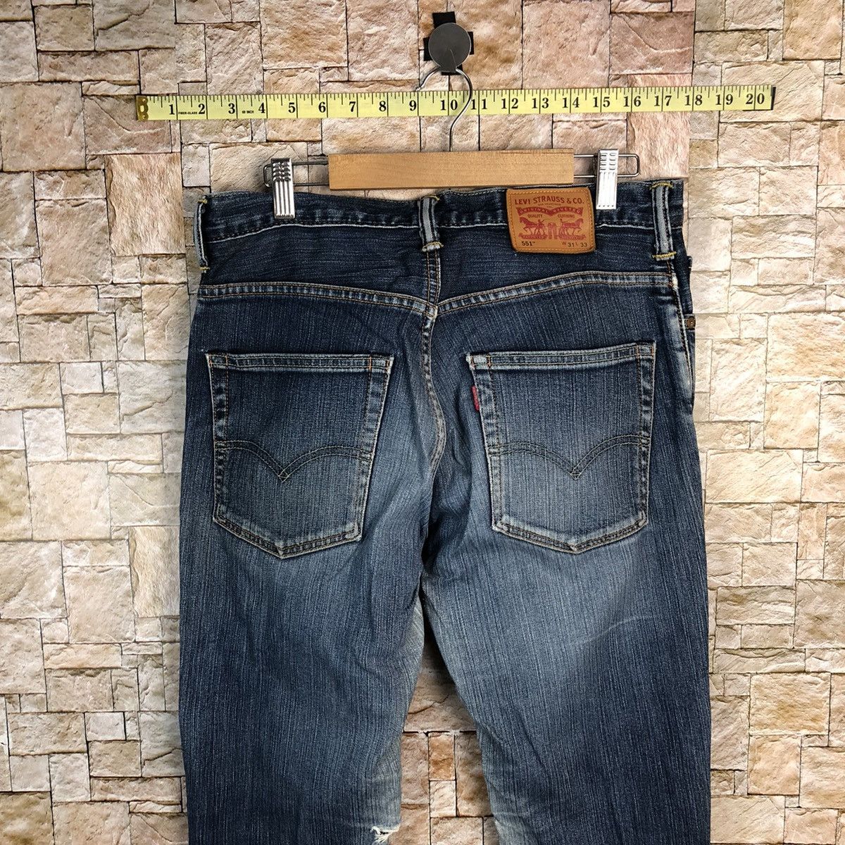 Levi's Levis Blue Denim Pants #7569 Size US 32 / EU 48 - 16 Thumbnail
