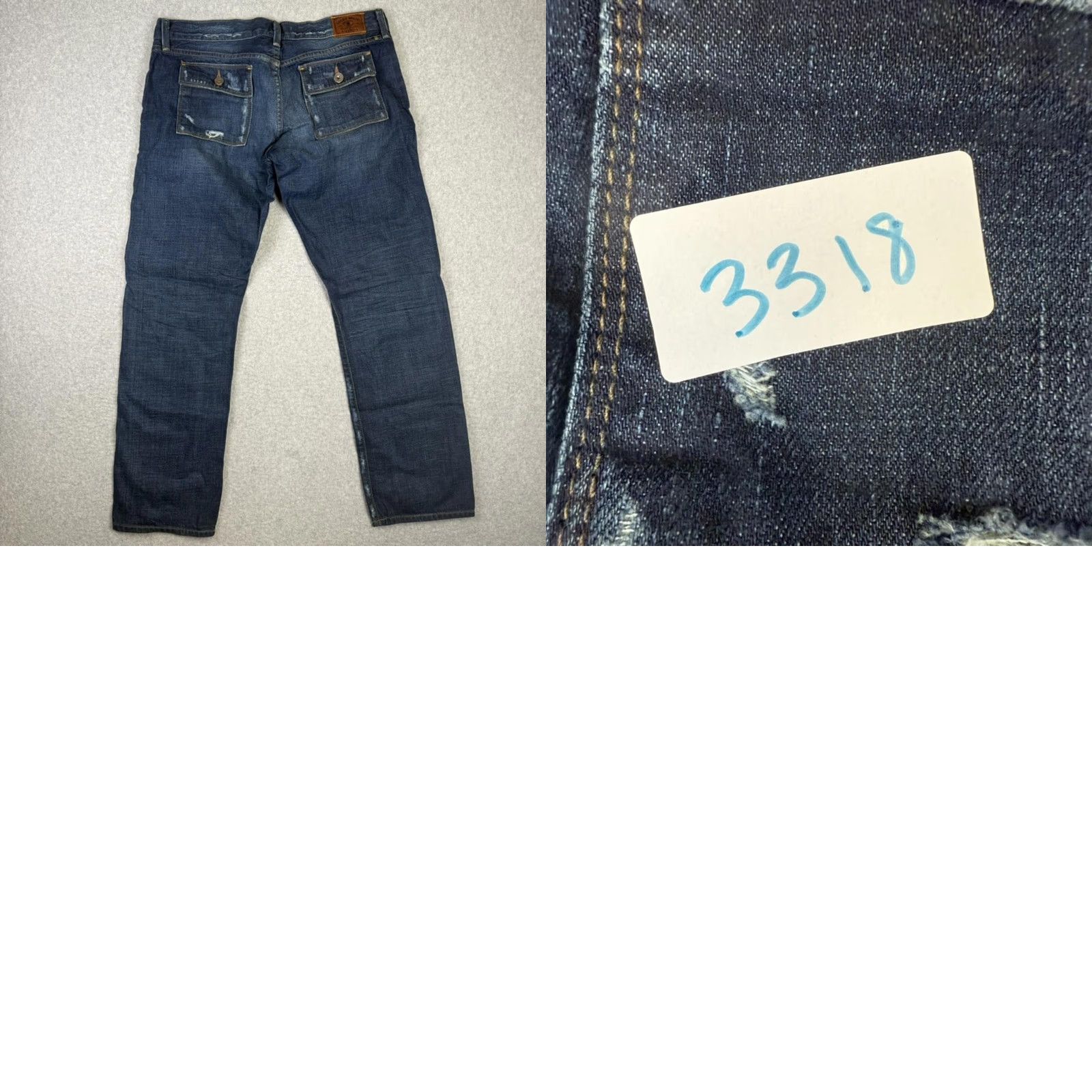 Lucky Brand Lucky Brand Jeans Women’s 8/29 Cargo Distressed Straight Blue 7W11009 Size 30" / US 8 / IT 44 - 8 Thumbnail