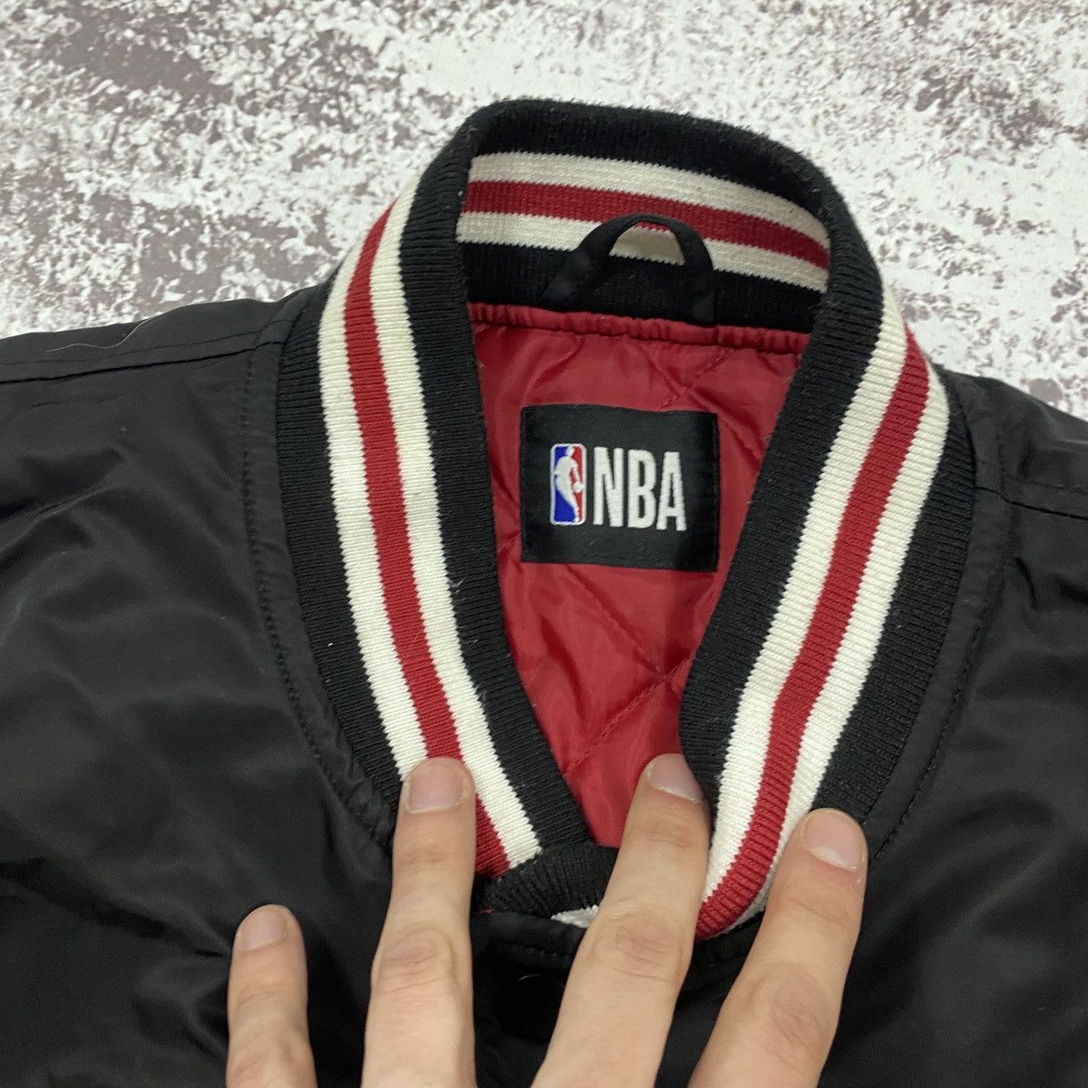 NBA Vintage Chicago Bulls NBA Bomber Big Logo Jacket Size US M / EU 48-50 / 2 - 6 Thumbnail