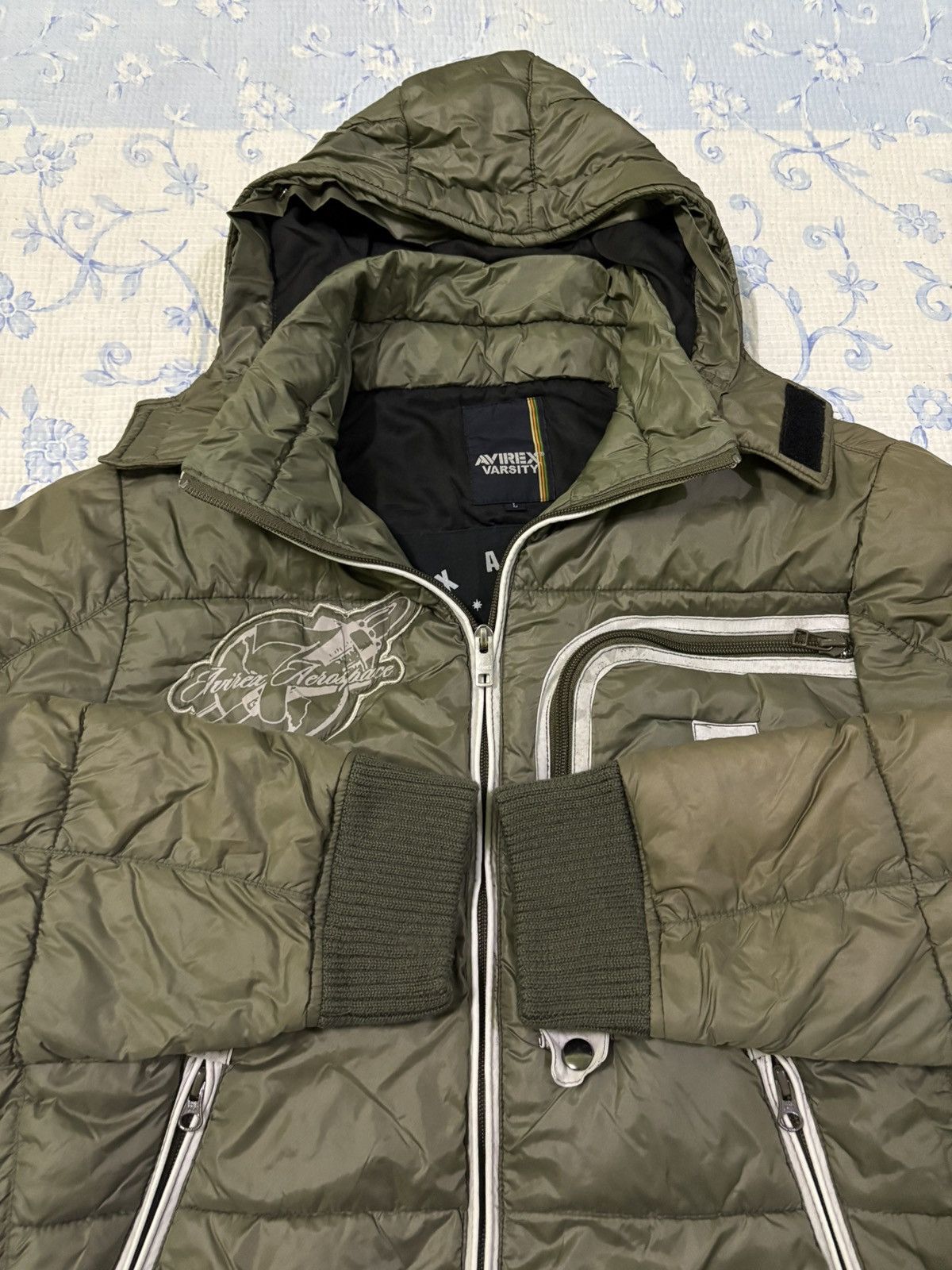 Avirex Japanese Avirex Varsity Jacket With Hoodies Size US L / EU 52-54 / 3 - 9 Thumbnail