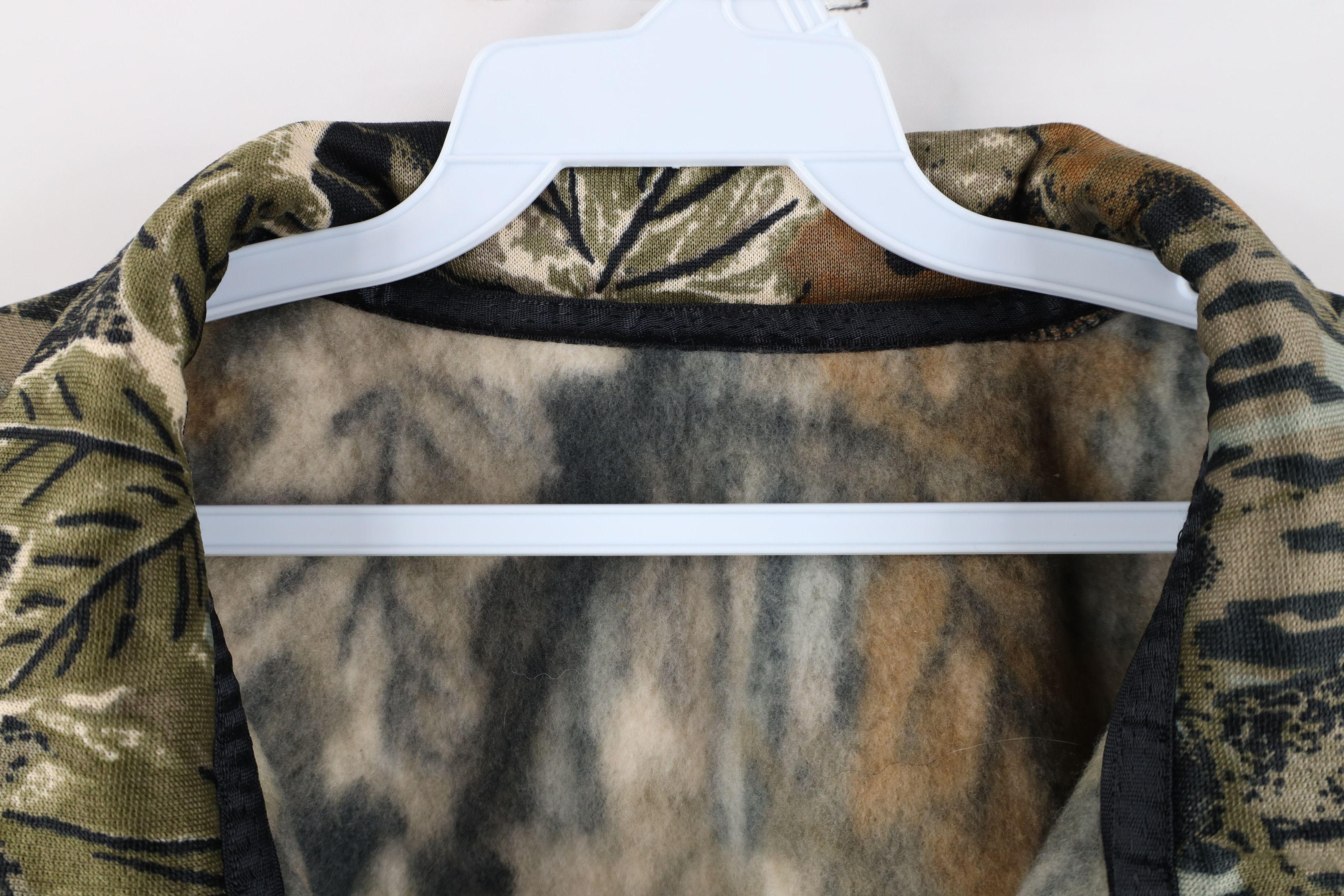 Vintage Vintage 90s Streetwear Cloth Camouflage Full Zip Vest Jacket Size US XXL / EU 58 / 5 - 9 Thumbnail