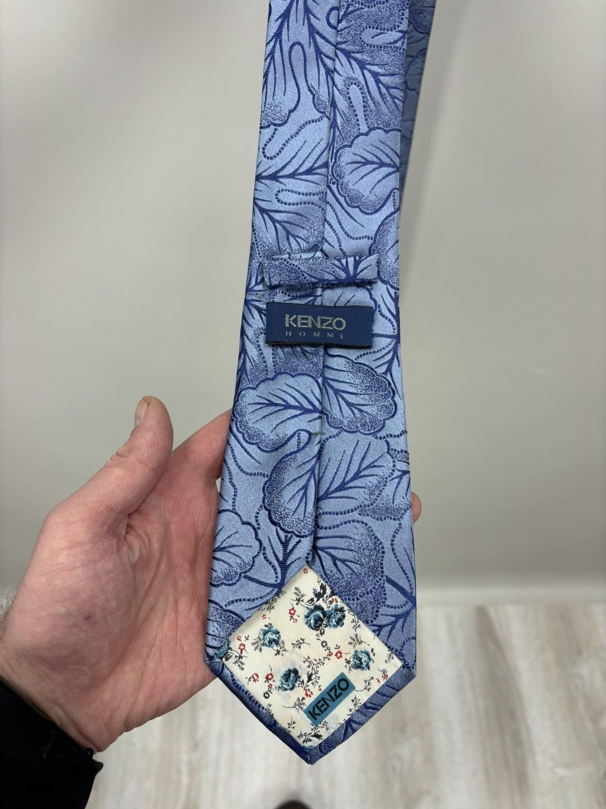 Kenzo Mens tie Kenzo Color Blue Size ONE SIZE - 6 Thumbnail