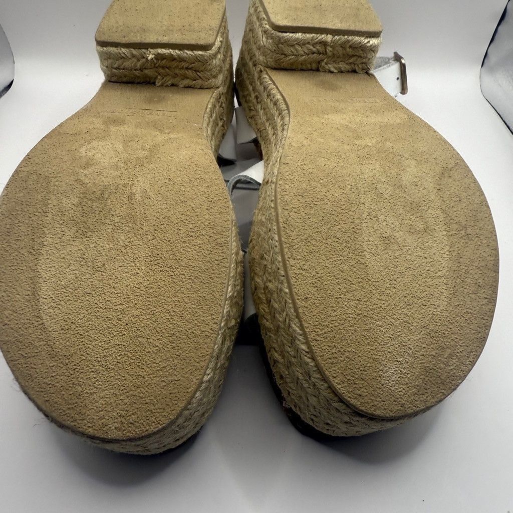 Steve Madden Steve Madden platform white leather sandals 10 Size US 10 / IT 40 - 15 Thumbnail