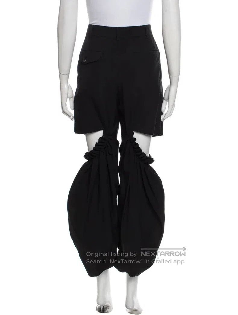 Other Comme Des Garcons size S Distressed black trousers Size 24" / US 00 / IT 34 - 1 Thumbnail