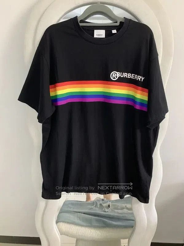 Burberry Burberry Men's Black Cotton T. Size US M / EU 48-50 / 2 - 1 Thumbnail