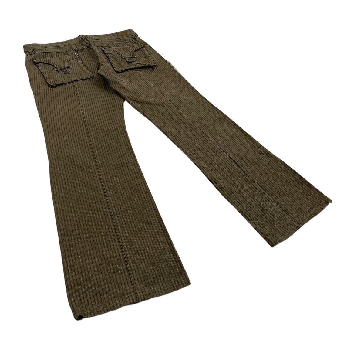 PPFM NicoleClubForMen Japan Hickory Flare Bush Jeans Size US 34 / EU 50 - 6 Thumbnail