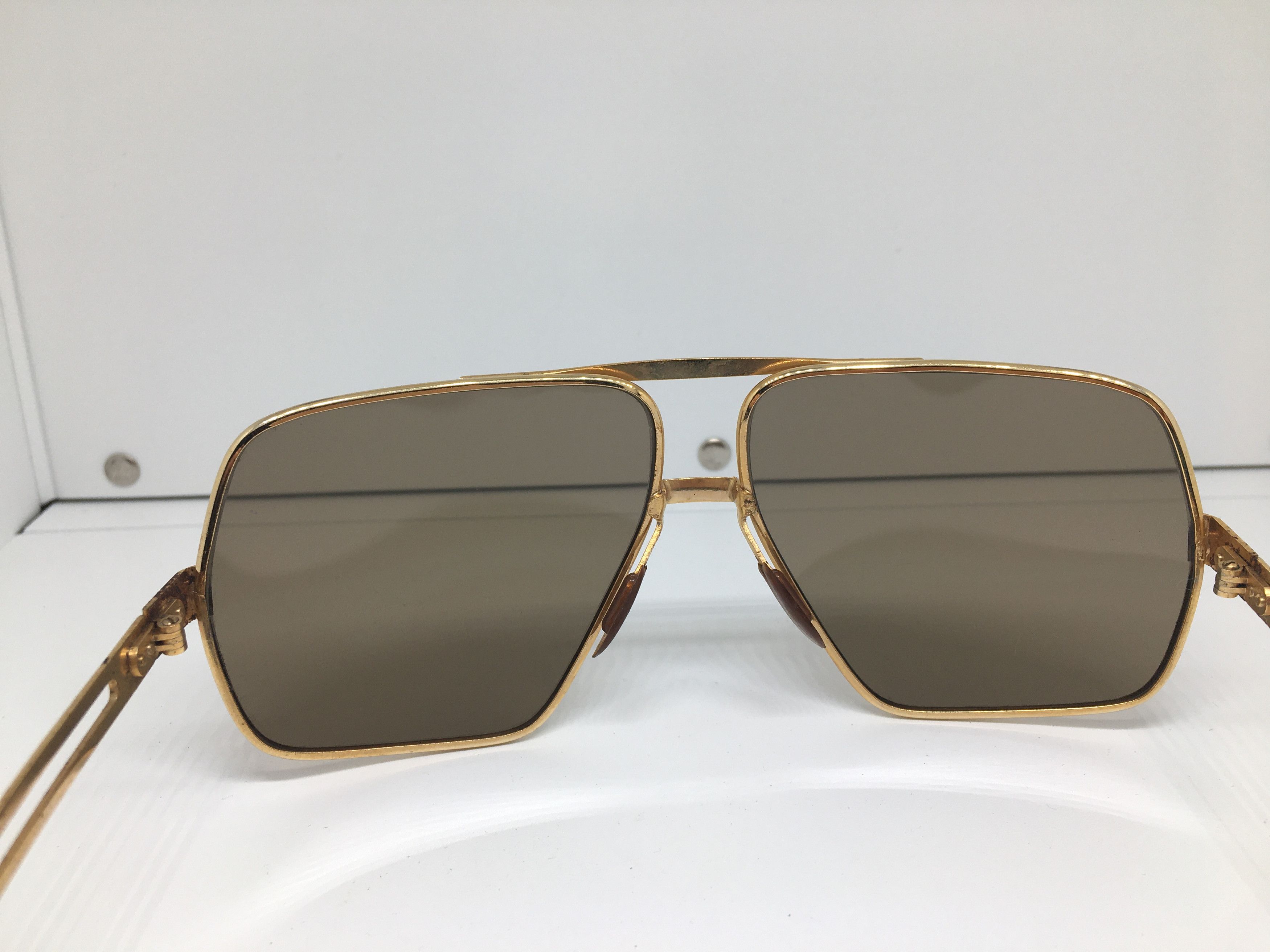 Vintage Vintage Aviator Sunglasses Frame France Size ONE SIZE - 5 Thumbnail