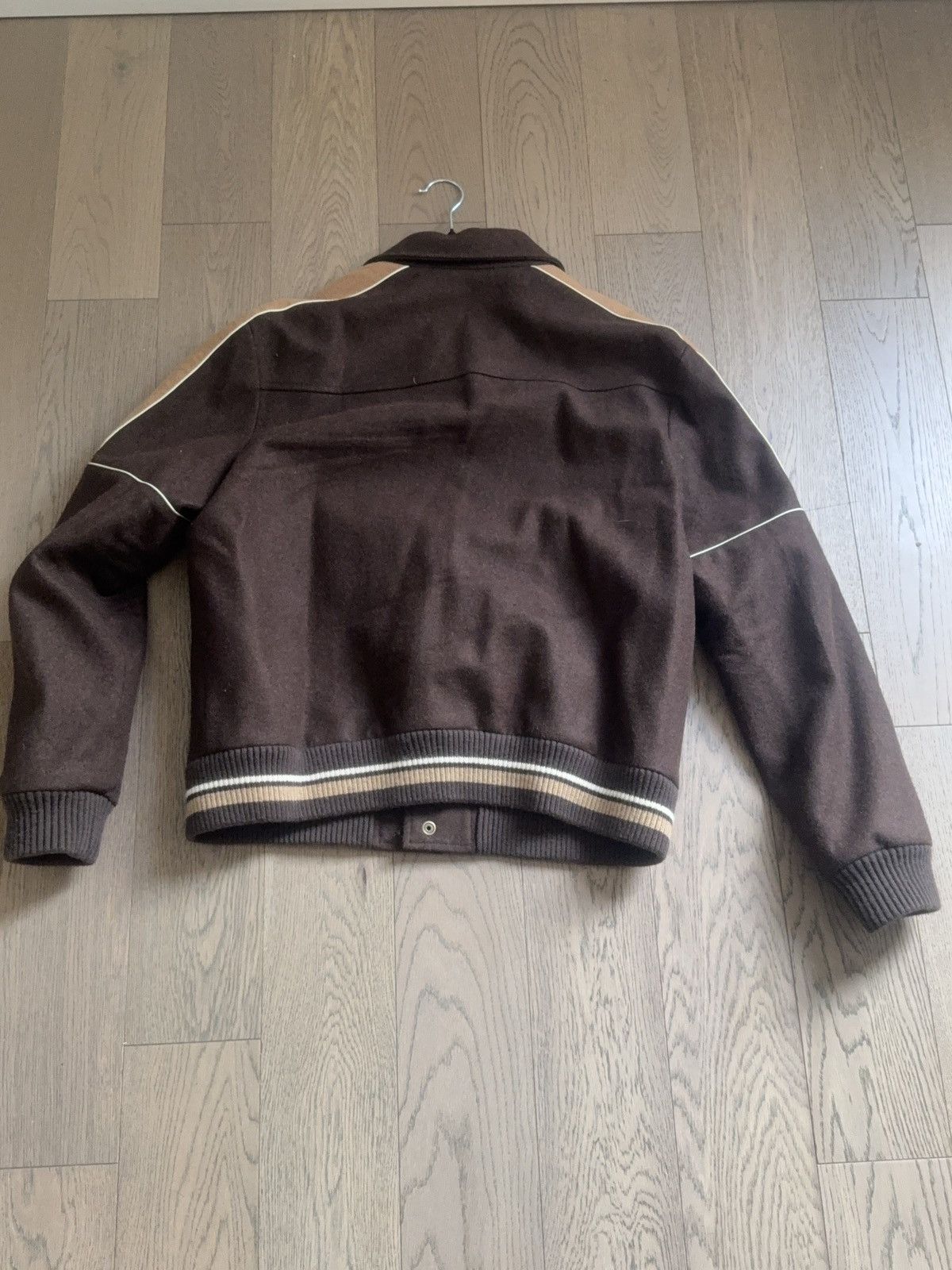 Saint Laurent Paris Saint Laurent Paris Brown Teddy Varsity Jacket Size US L / EU 52-54 / 3 - 5 Thumbnail