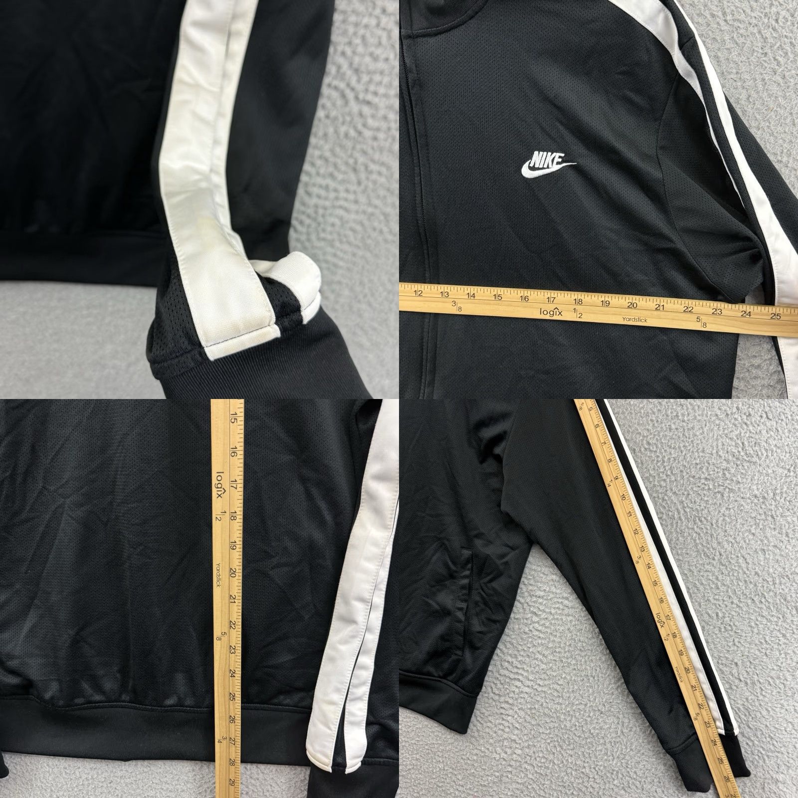 Nike VINTAGE Nike Jacket Men’s XL Black Full Zip Long Sleeve Warm Up Outdoor Sport Outdoor Size US XL / EU 56 / 4 - 8 Thumbnail