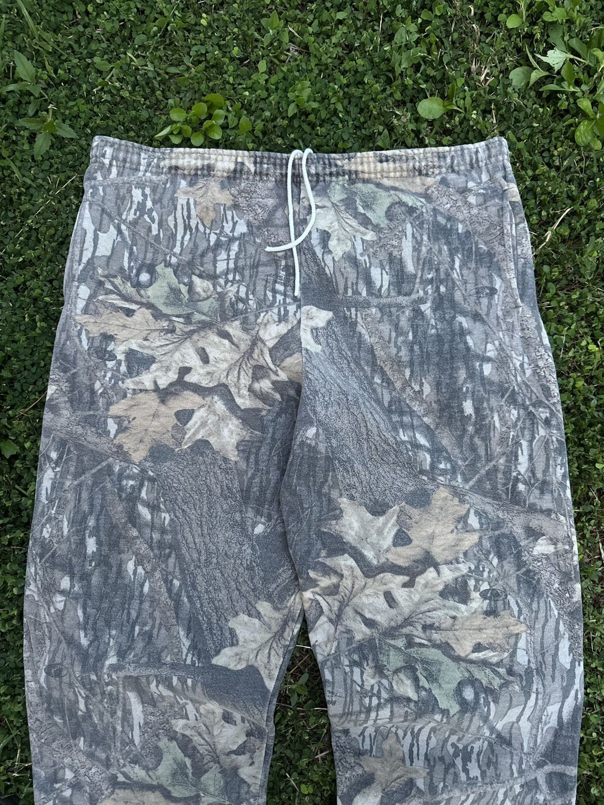 Carhartt × Wrangler (38”x30.5”) Crazy Vintage Y2K Faded Camo Baggy Sweatpants Size US 38 / EU 54 - 7 Thumbnail