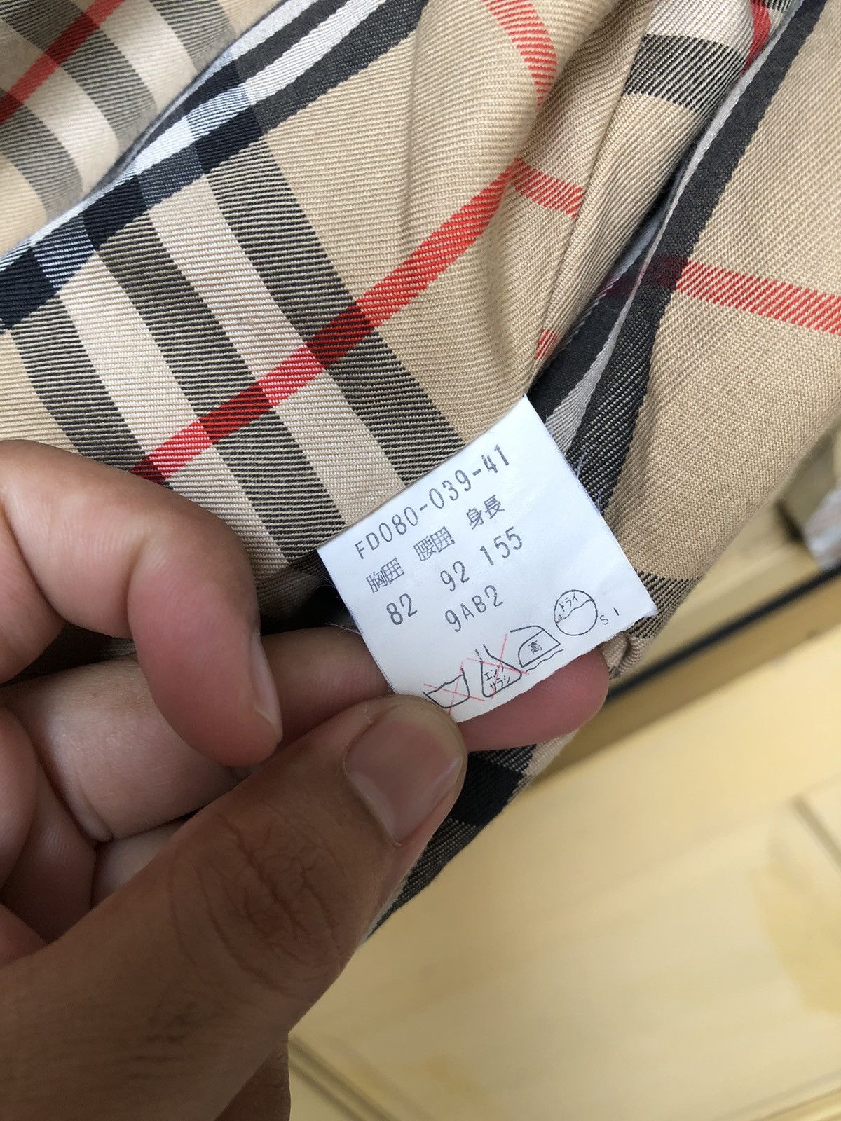 Burberry Vintage Burberry Japan Made Nova Check Trench Coat Size US S / EU 44-46 / 1 - 12 Thumbnail
