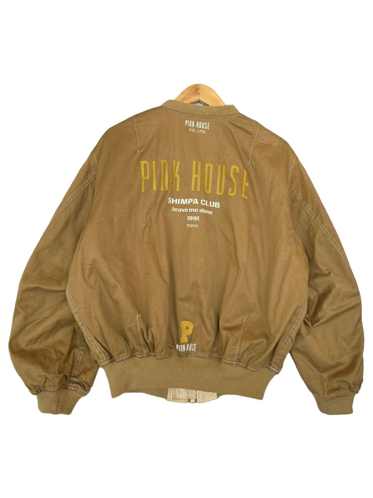 Pink House Pink House Japan Brown Varsity Big Logo Multipocket Jacket Size US L / EU 52-54 / 3 - 1 Thumbnail