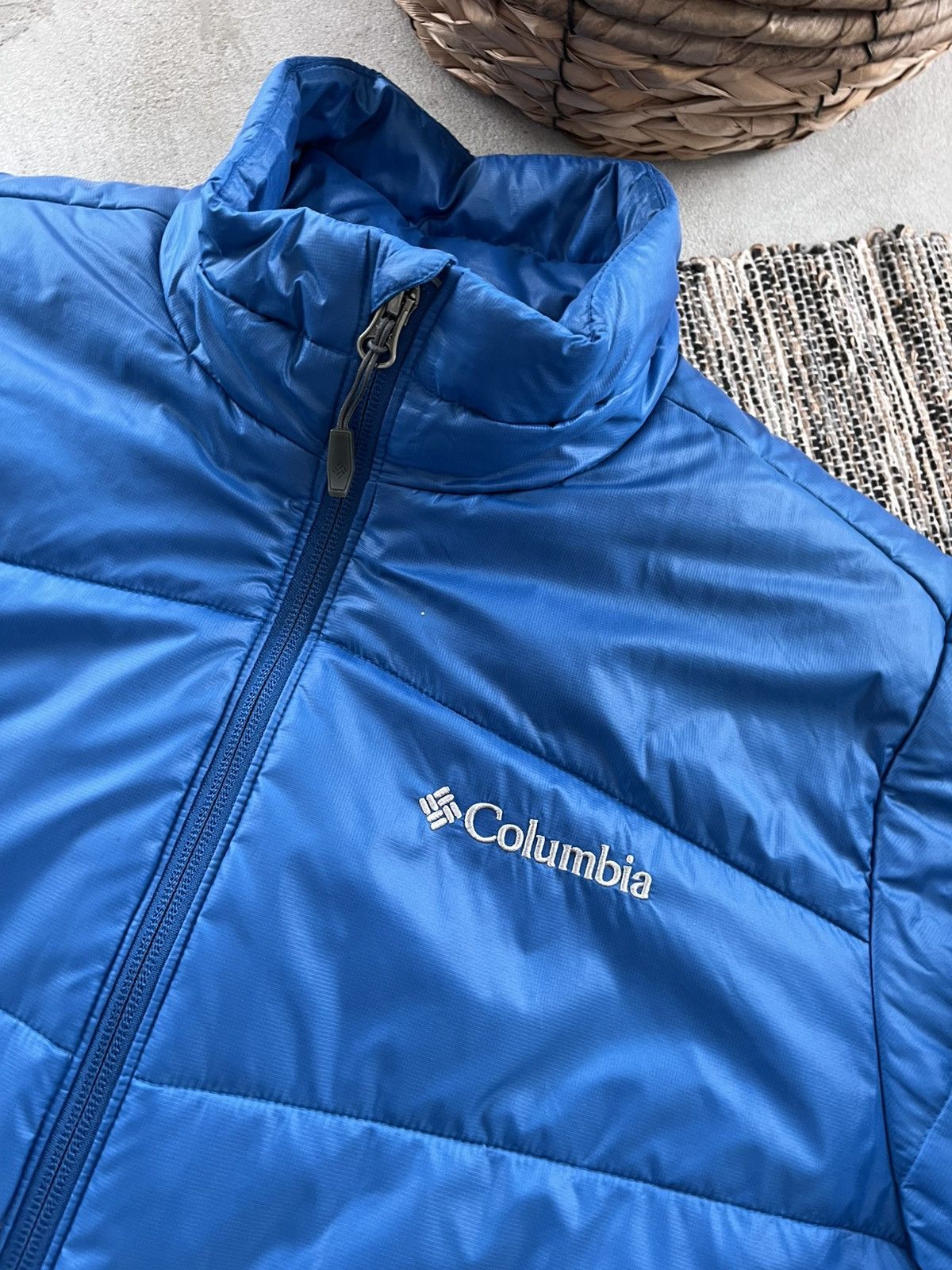 Columbia Vintage Columbia Lightweight Down Jacket Outdoor Y2K Blue Size US S / EU 44-46 / 1 - 7 Thumbnail