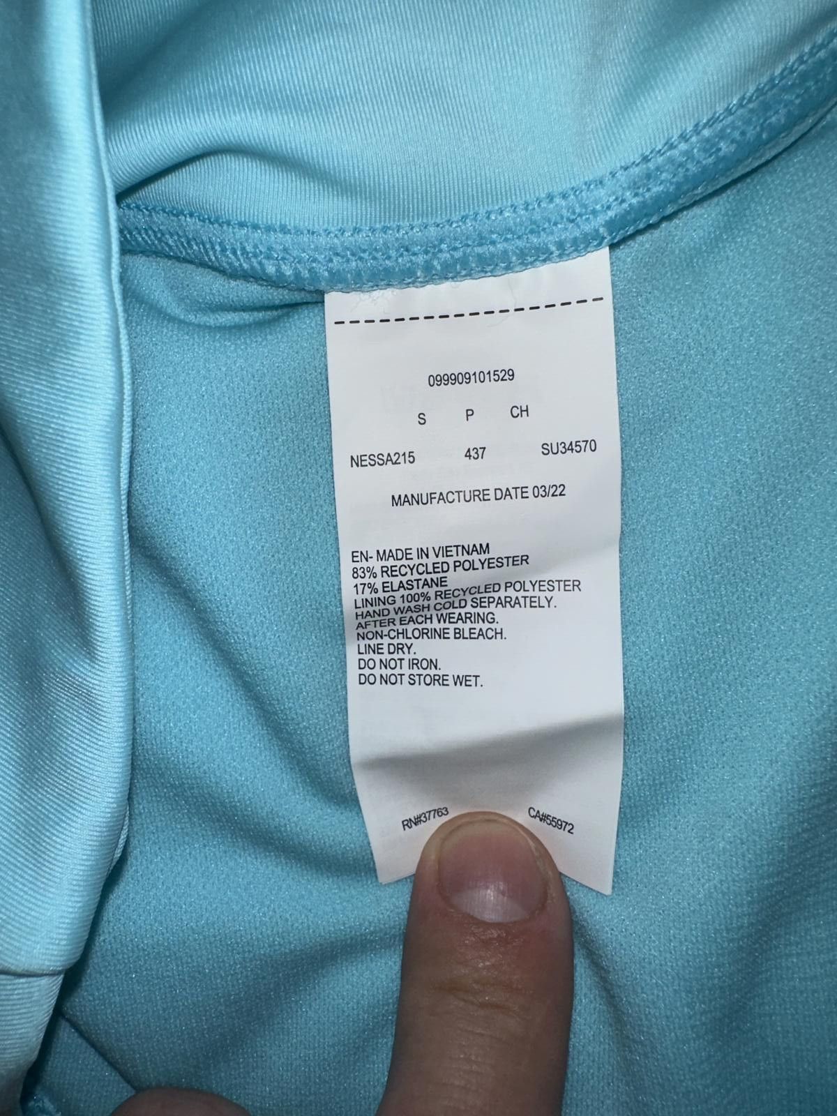 Nike Women's Essential High-Waisted Swim Bottoms in Blue Size ONE SIZE - 7 Thumbnail