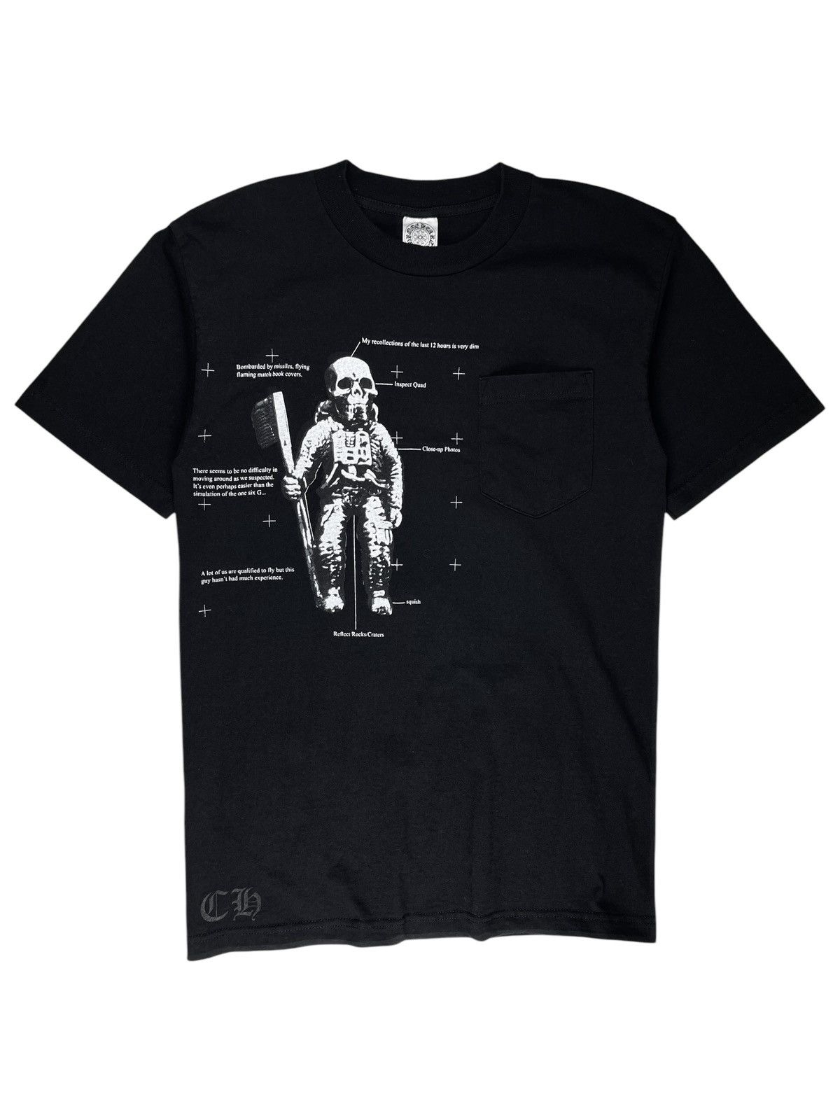 Chrome Hearts Chrome Hearts Vintage Foti Skull Astronaut Tshirt