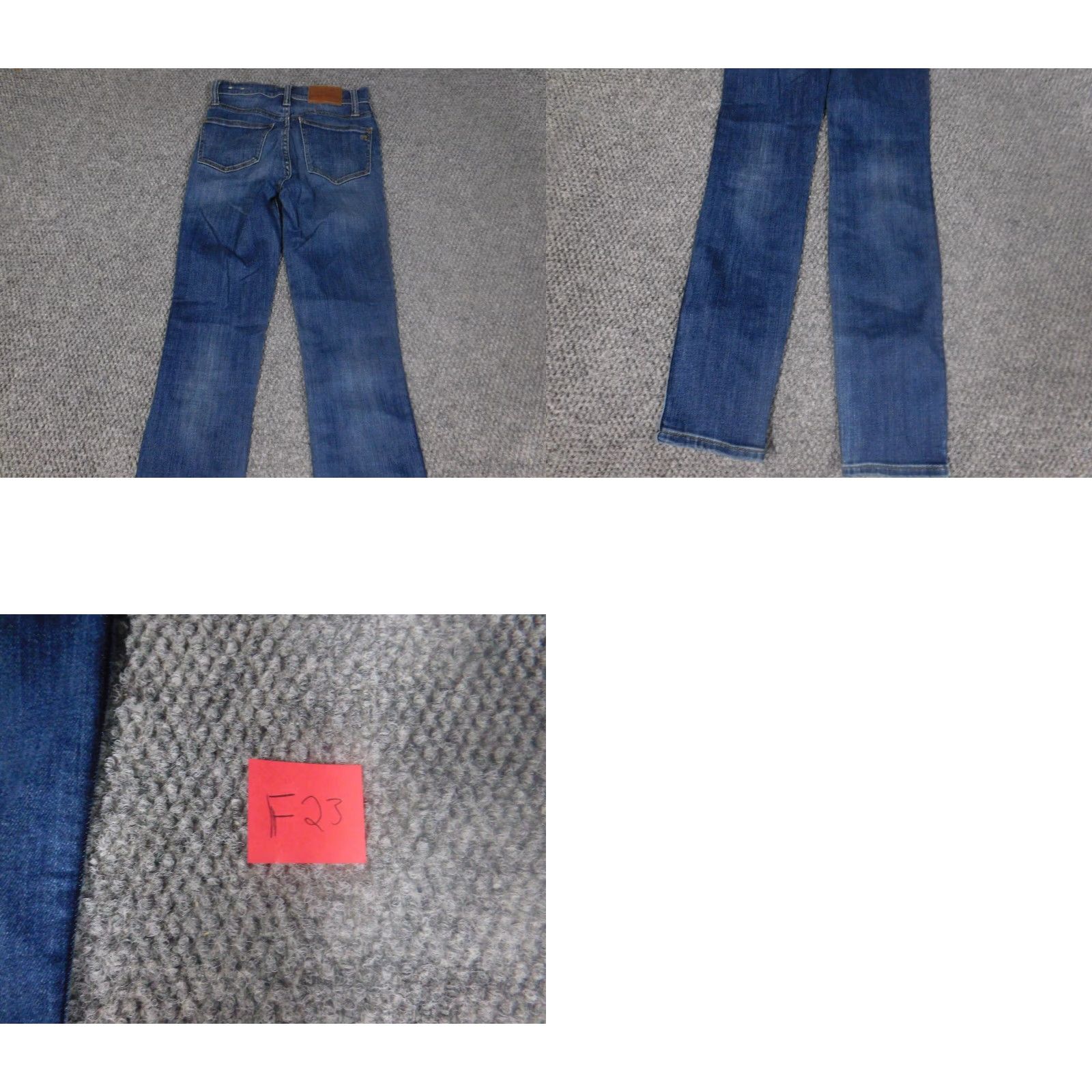 Madewell Madewell Jeans Womens Size 23 Blue High Rise Skinny Denim Slim Pockets Zipper Regular Size 40" / US 18 - 9 Thumbnail