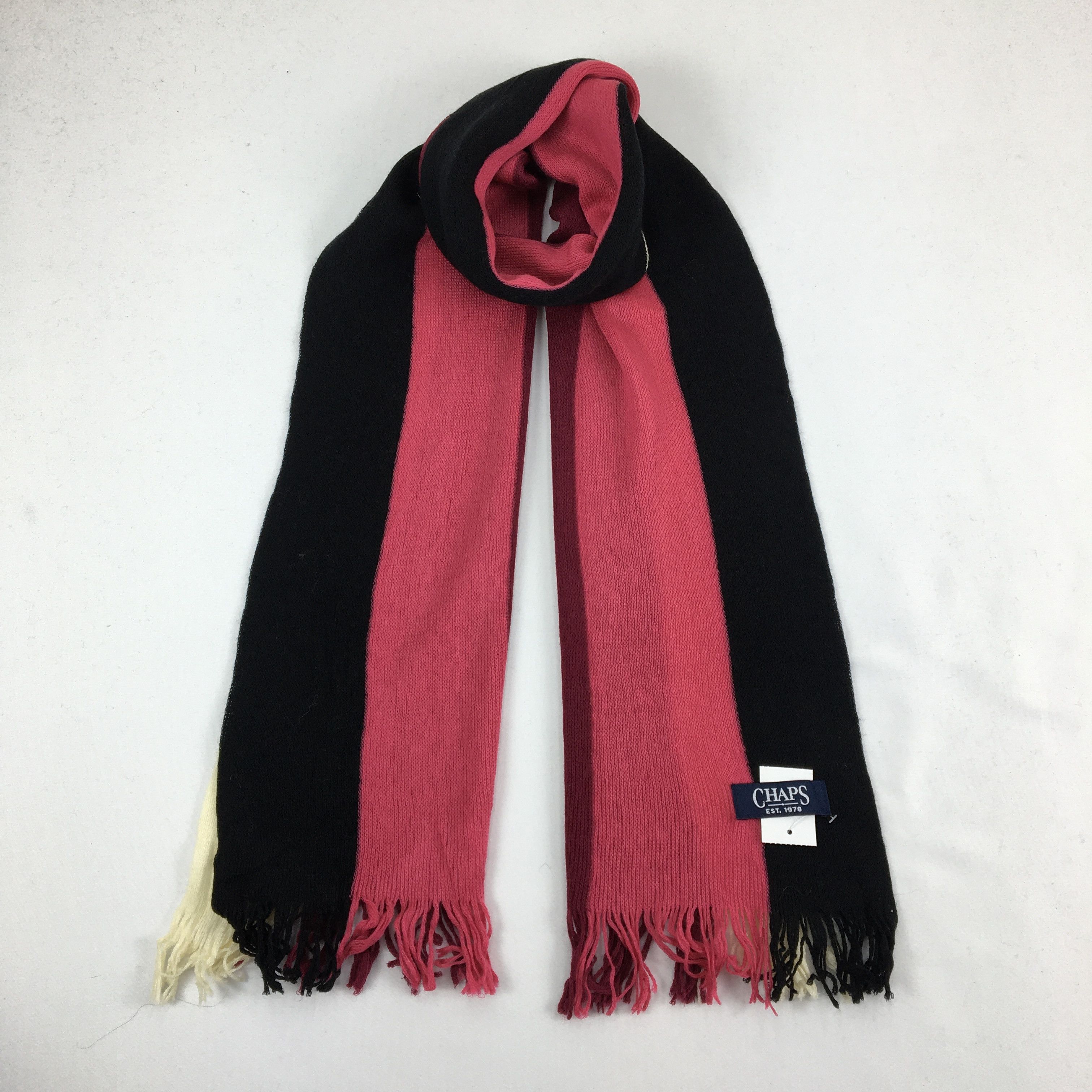 Chaps Vintage Chaps Scarf Muffler Wool Cashmere Scarves Size ONE SIZE - 1 Thumbnail