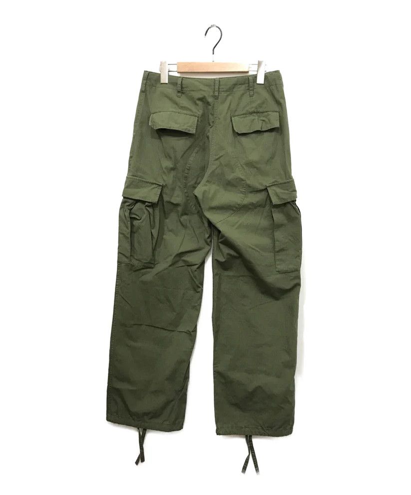Kenzo o1mle0624 Drawstring Cargo Pant in Khaki Size US 26 / EU 42 - 2 Thumbnail