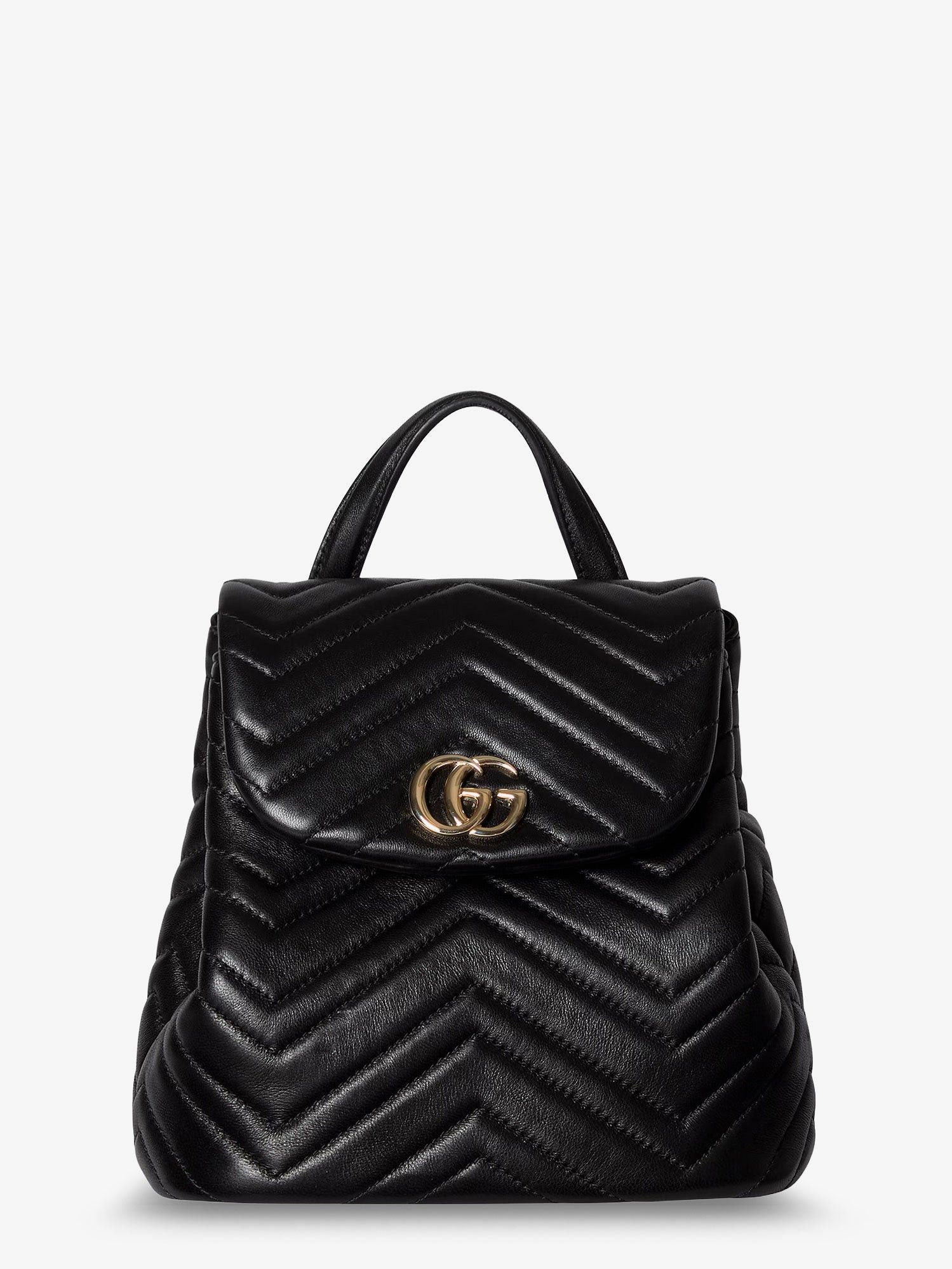 Gucci Gg Marmont Mini Leather Backpack Size ONE SIZE - 1 Thumbnail