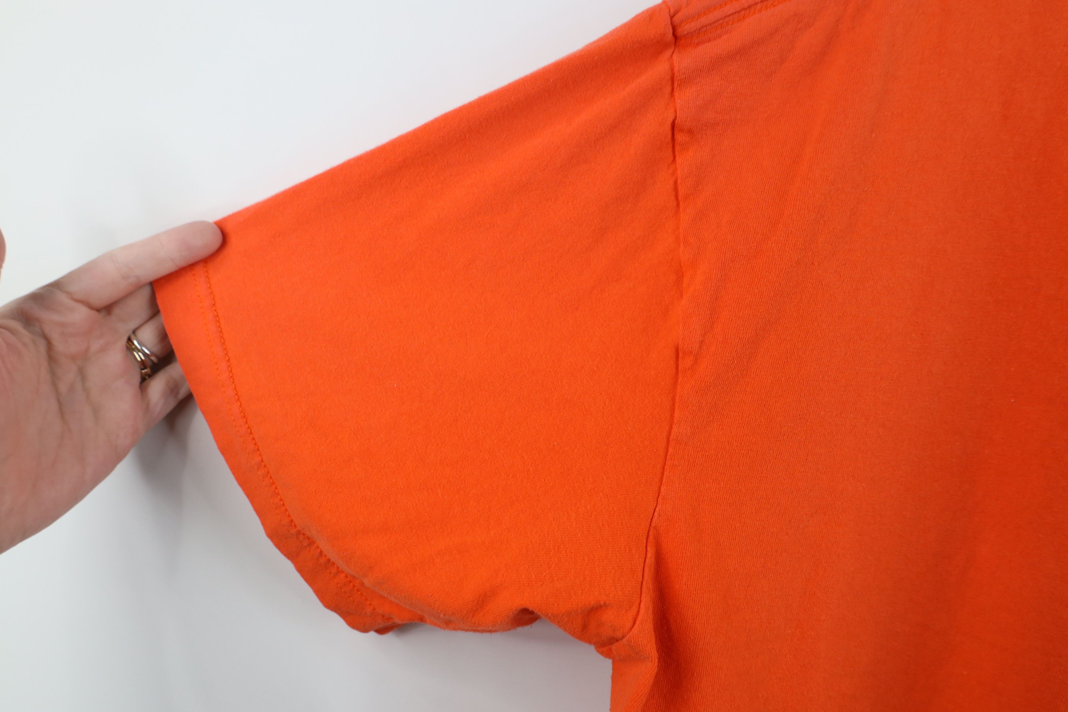 Adidas Vintage Y2K Adidas Spell Out Short Sleeve T-Shirt Orange Size US L / EU 52-54 / 3 - 6 Thumbnail