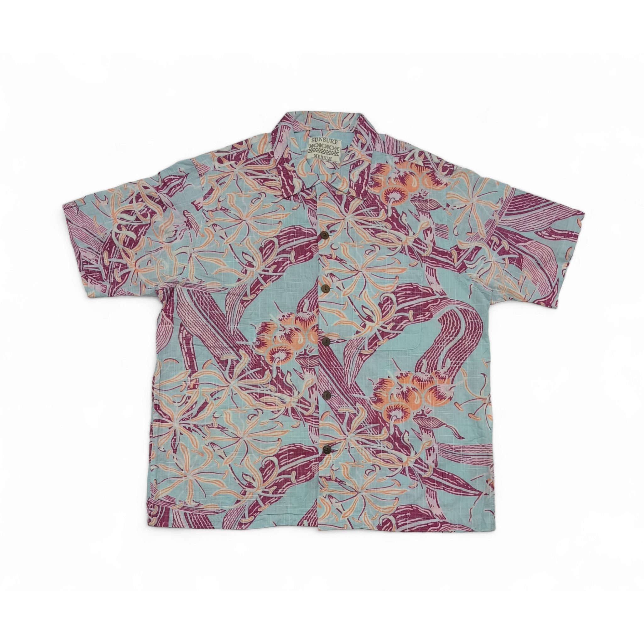 Sun Surf Vintage Sunsurf Toyo Enterprise Abstract Print Aloha Shirt Size US M / EU 48-50 / 2 - 1 Thumbnail