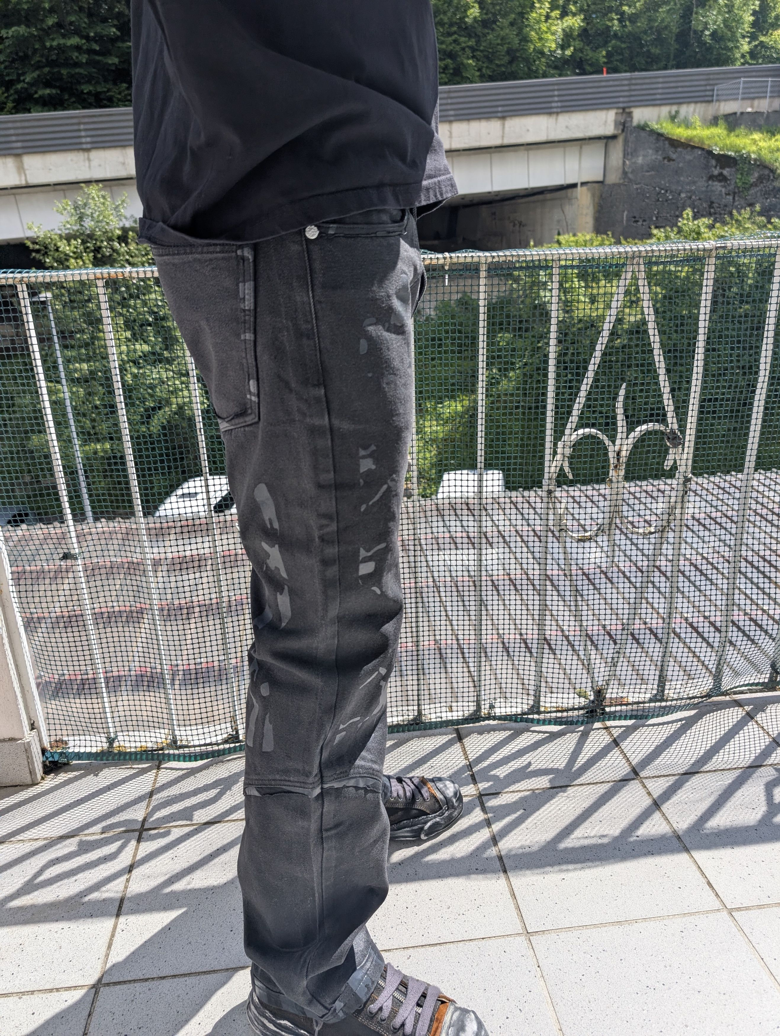 Racer Worldwide waxed jeans Size US 32 / EU 48 - 6 Thumbnail