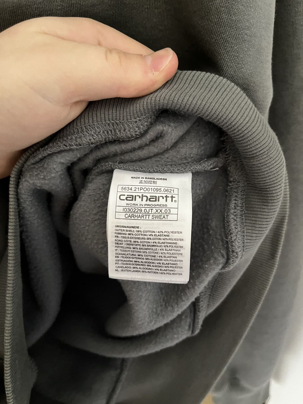 Carhartt Wip Carhartt WIP Big Logo Sweatshirt Size US L / EU 52-54 / 3 - 6 Thumbnail