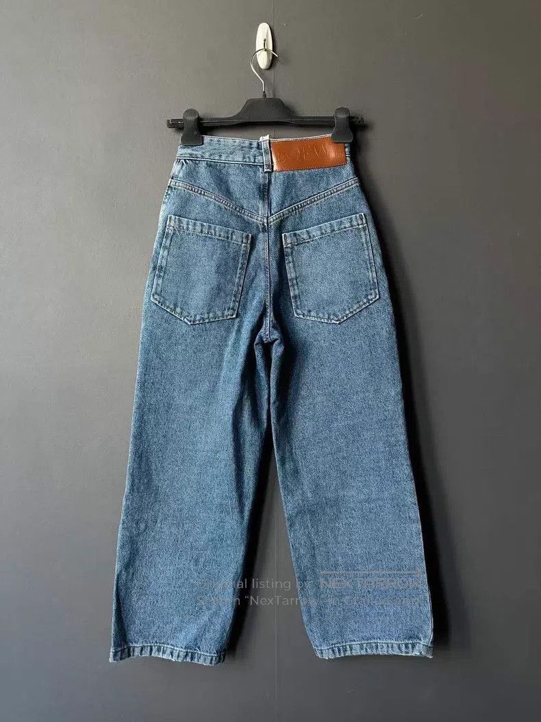 Loewe Loewe Double-knee Embroidered Logo Jeans Size 42" / US 20 - 2 Thumbnail