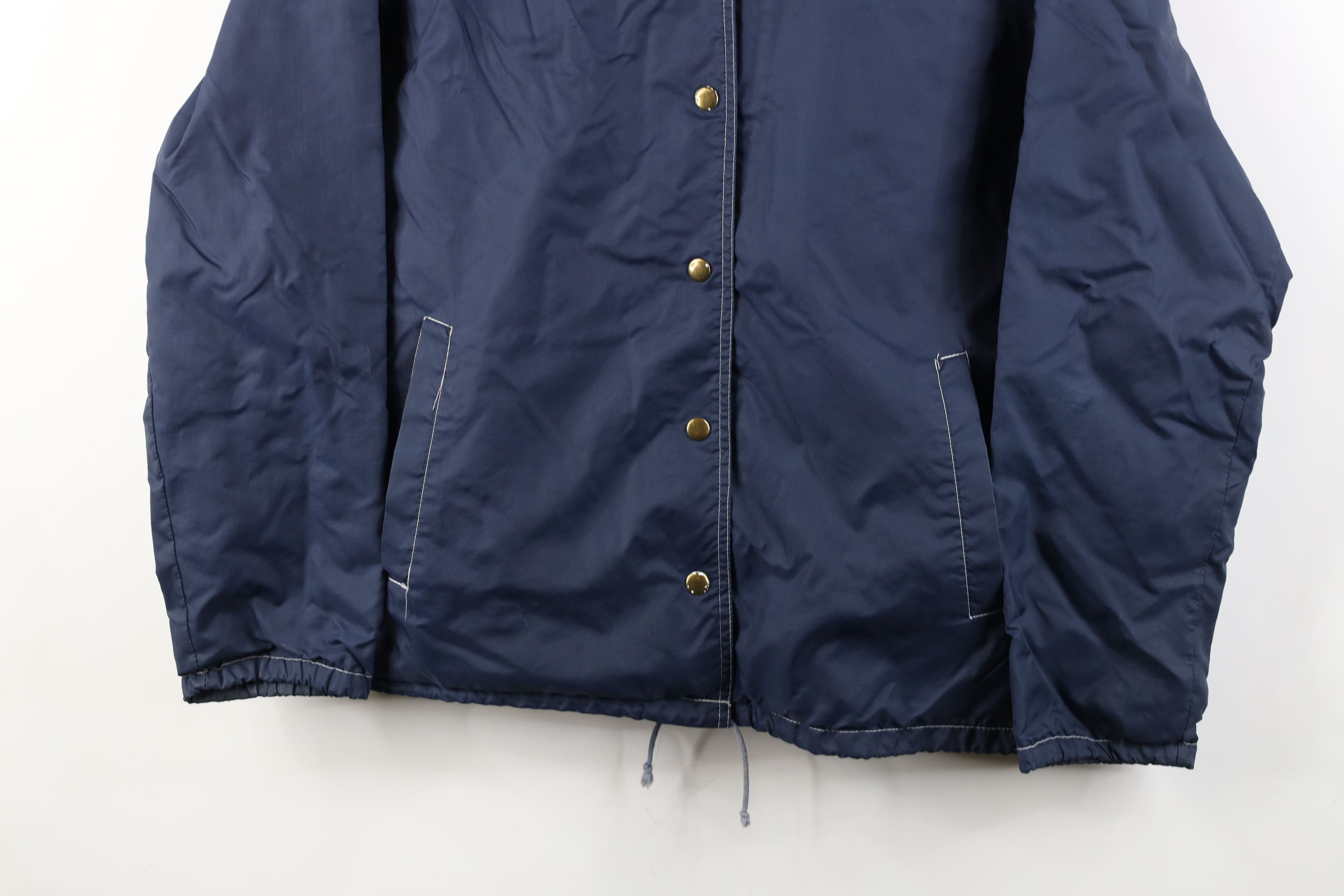 Vintage Vintage 70s Streetwear Coach Coaches Windbreaker Jacket Size L / US 10 / IT 46 - 3 Thumbnail