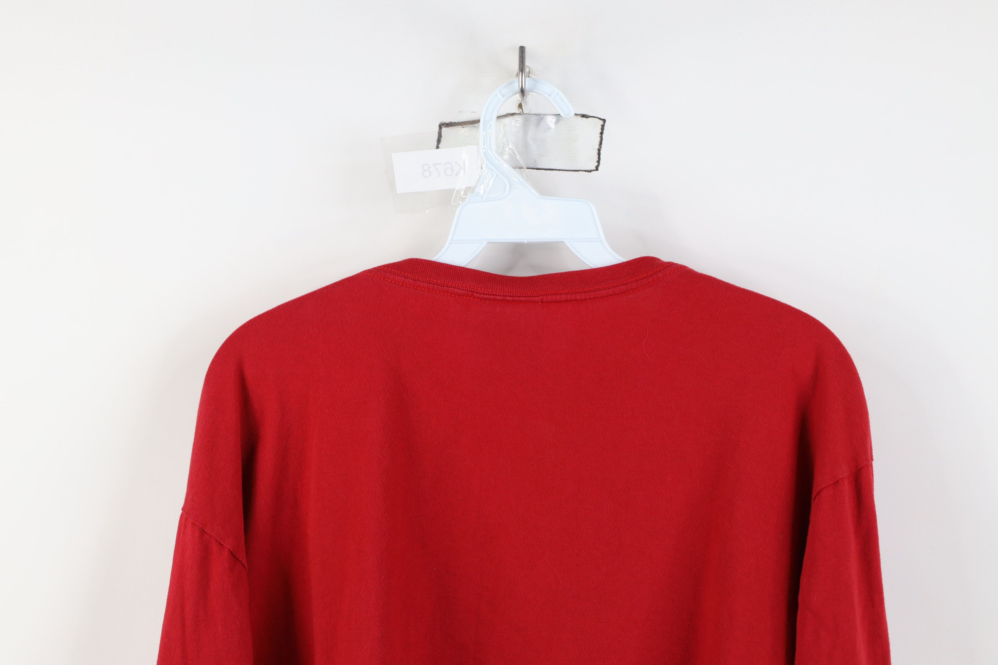 Nautica Vintage 90s Nautica Competition Long Sleeve T-Shirt Red Size US XL / EU 56 / 4 - 12 Thumbnail
