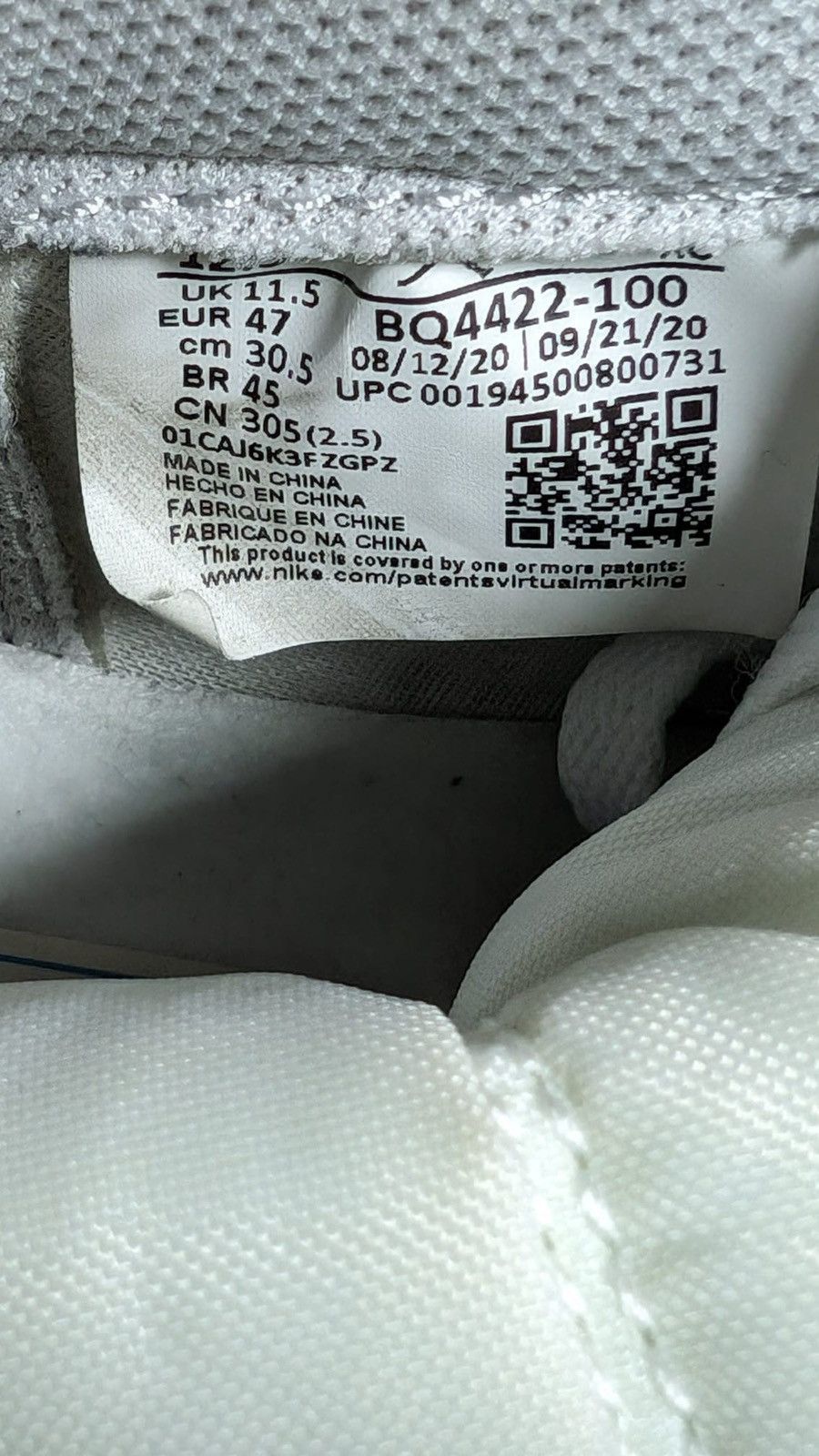 Jordan Brand Size 12.5 - Jordan 1 Retro High 85 OG Neutral Gray Size US 12.5 / EU 45-46 - 6 Thumbnail