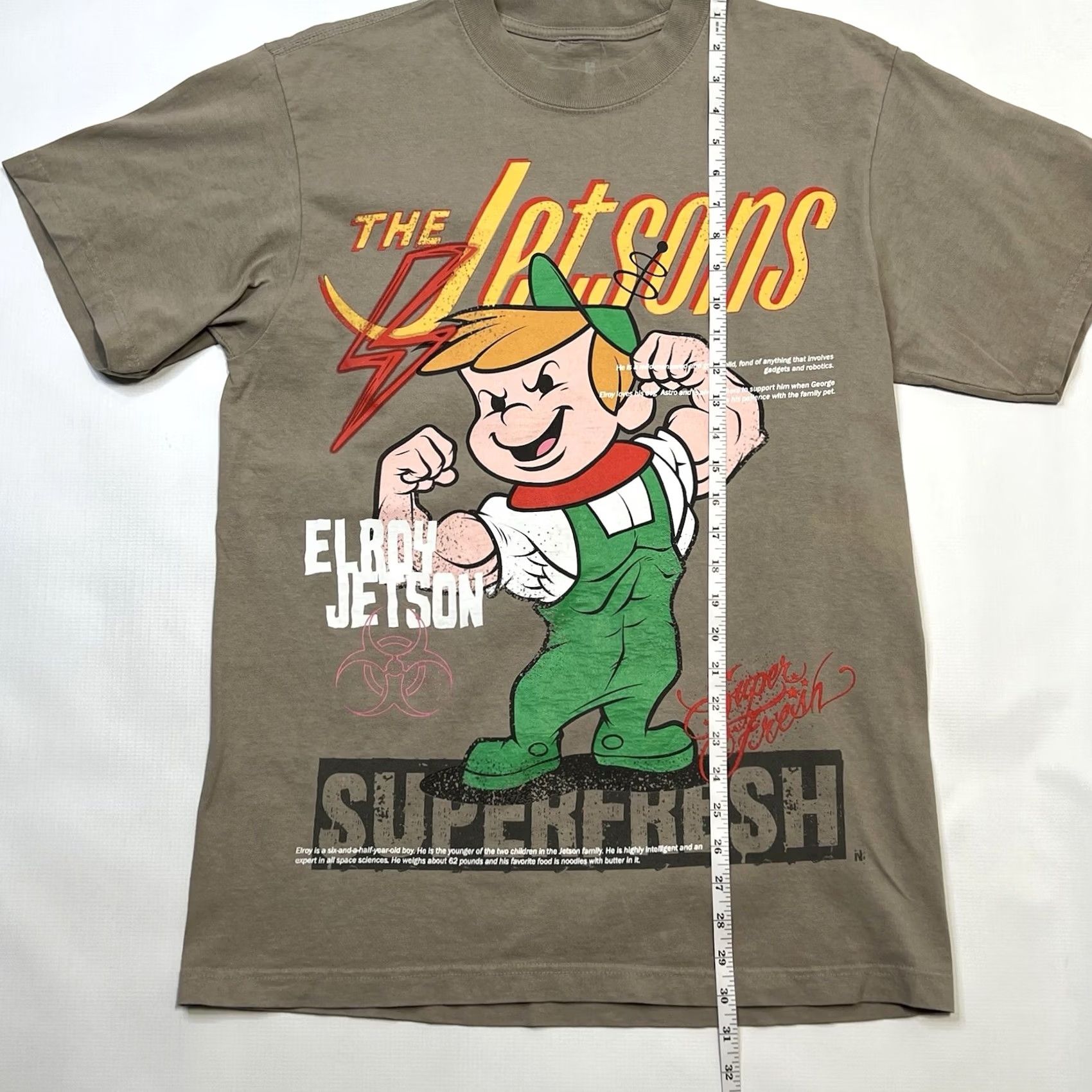 Vintage VINTAGE Superfresh Limited Edition Elroy Jetson Bodybuilder Graphic Tee M Mens Brown Crew Neck Short Sleeve Logo 90s Size US M / EU 48-50 / 2 - 3 Thumbnail